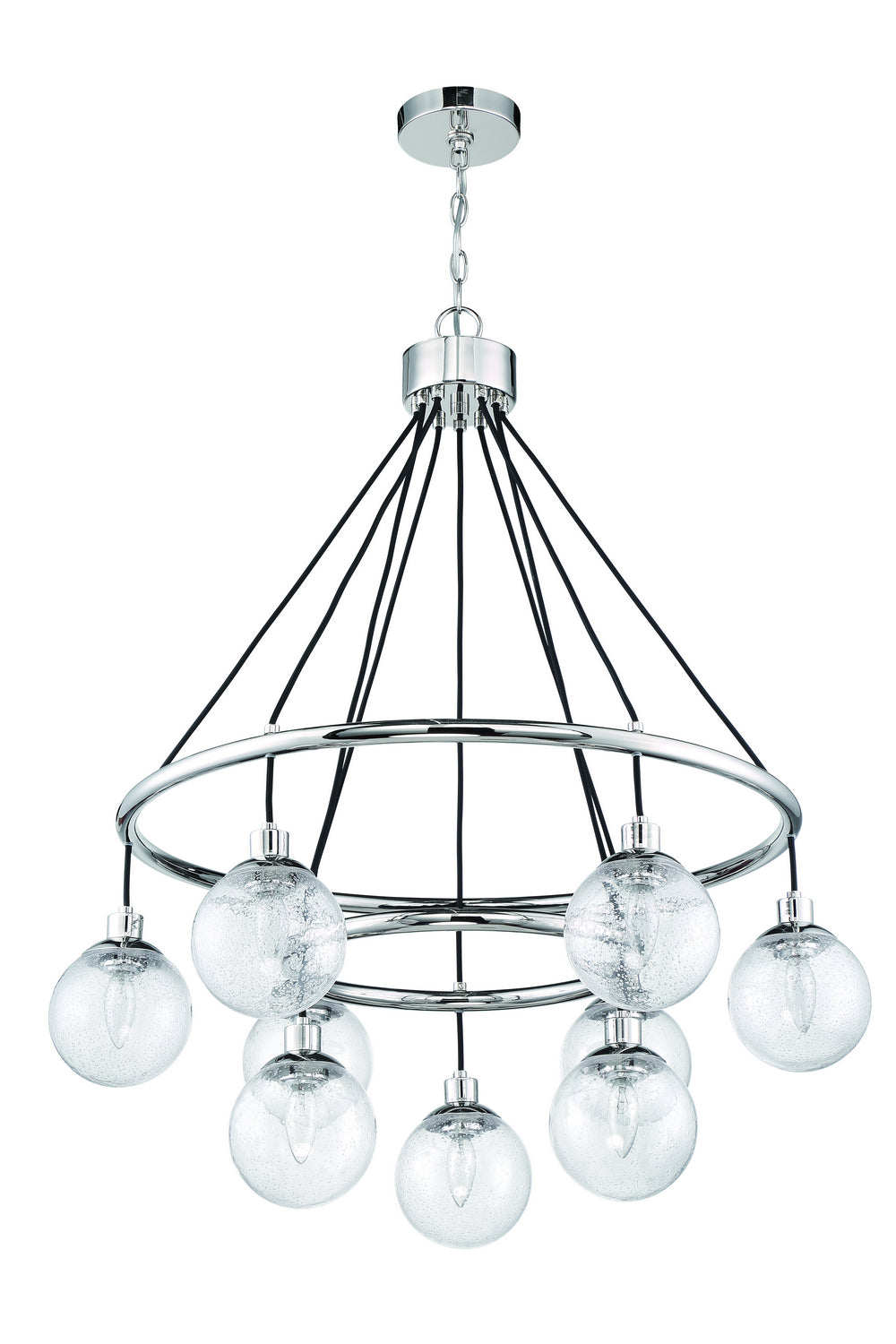Craftmade - 53329-CH - Nine Light Chandelier - Que - Chrome