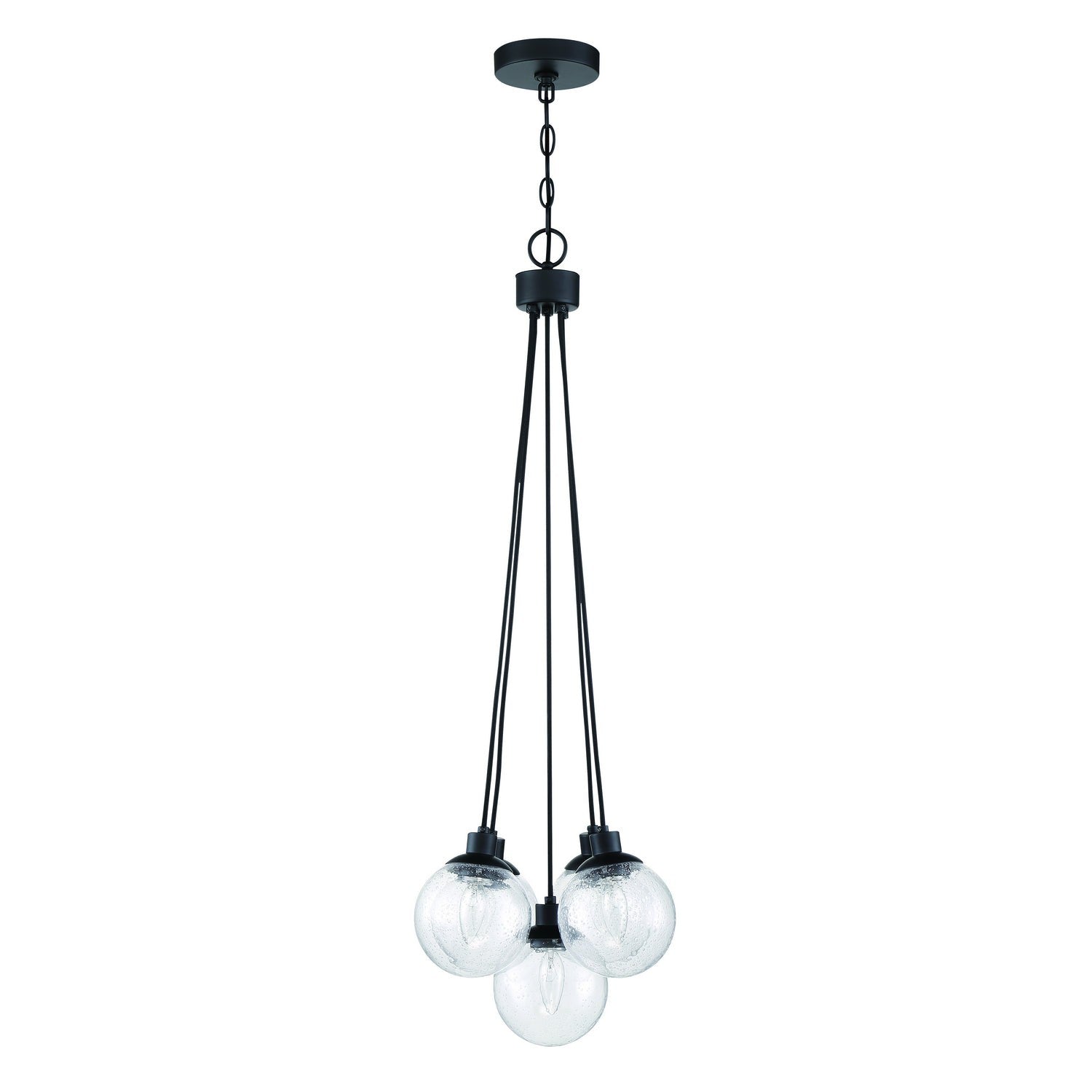Craftmade - 53395-FB - Five Light Pendant - Que - Flat Black
