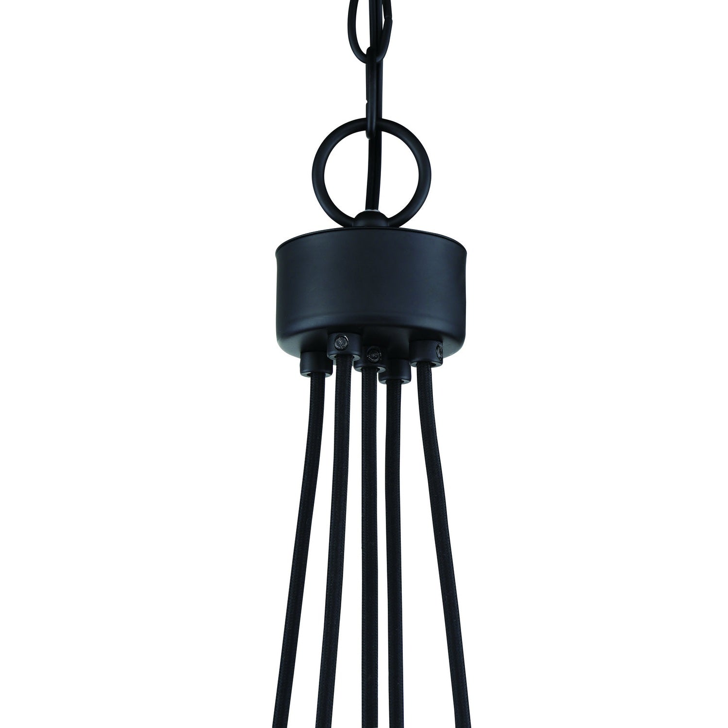 Craftmade - 53395-FB - Five Light Pendant - Que - Flat Black