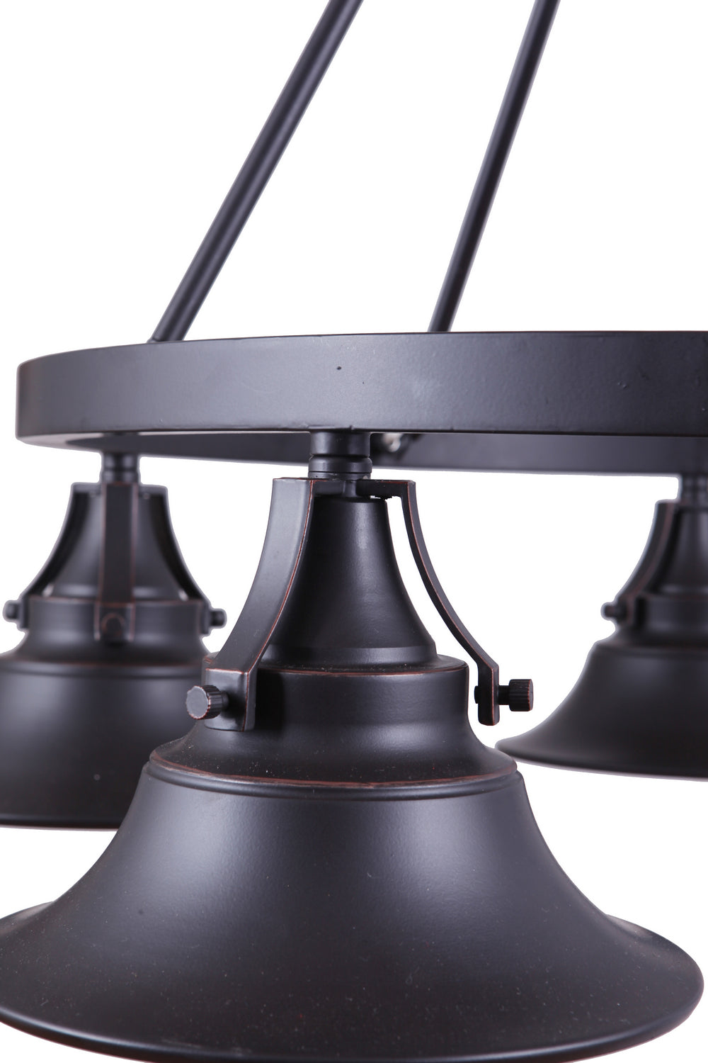 Craftmade - 54025-OBG - Five Light Outdoor Chandelier - Union - Oiled Bronze Gilded