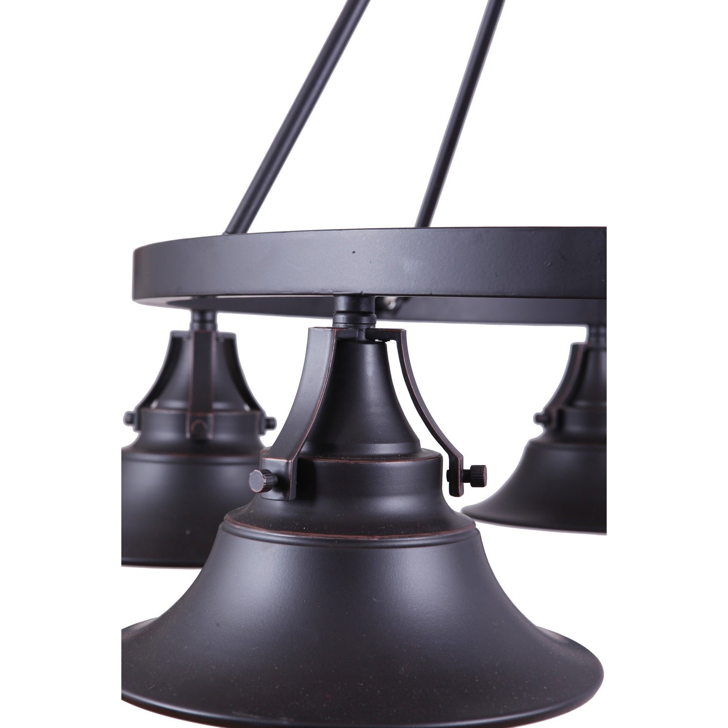 Craftmade - 54025-OBG - Five Light Outdoor Chandelier - Union - Oiled Bronze Gilded