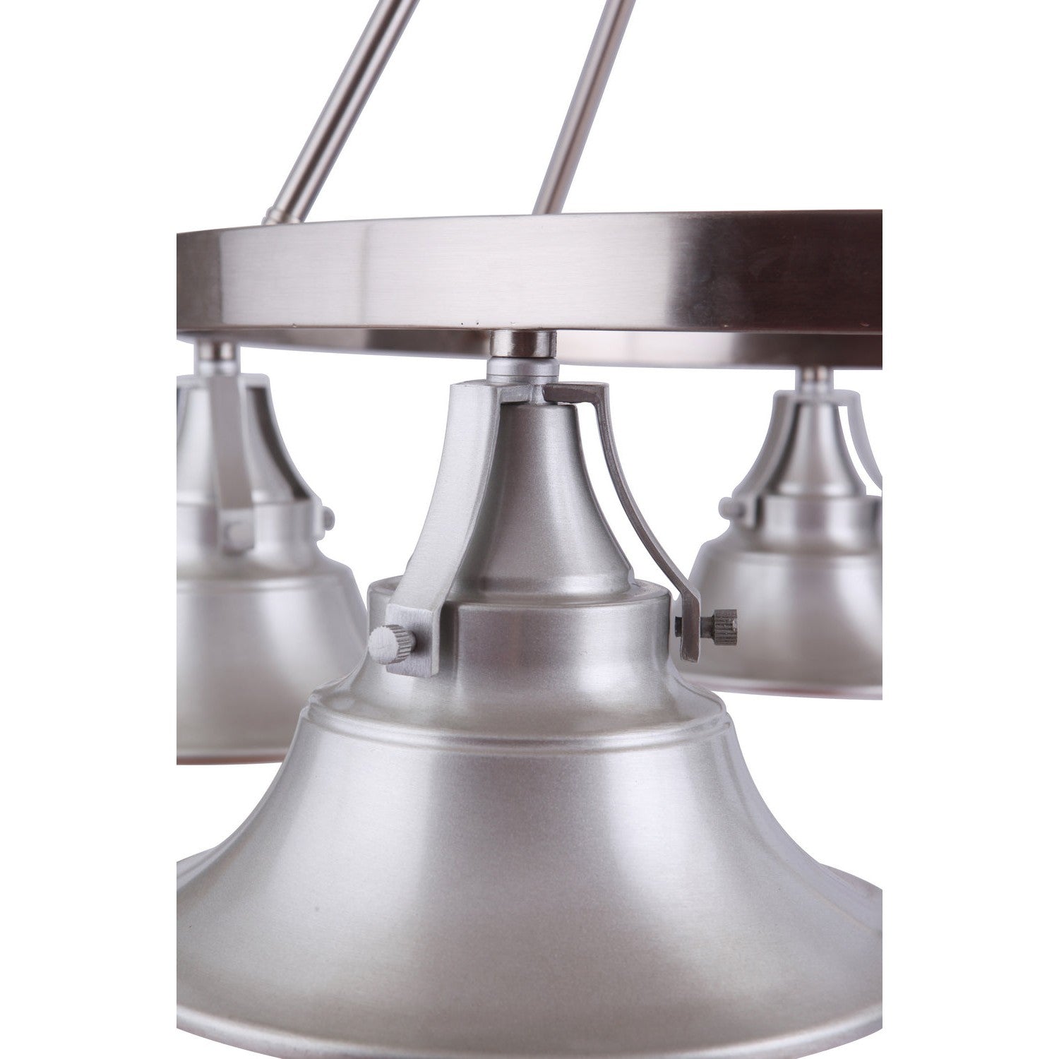 Craftmade - 54025-SA - Five Light Outdoor Chandelier - Union - Satin Aluminum