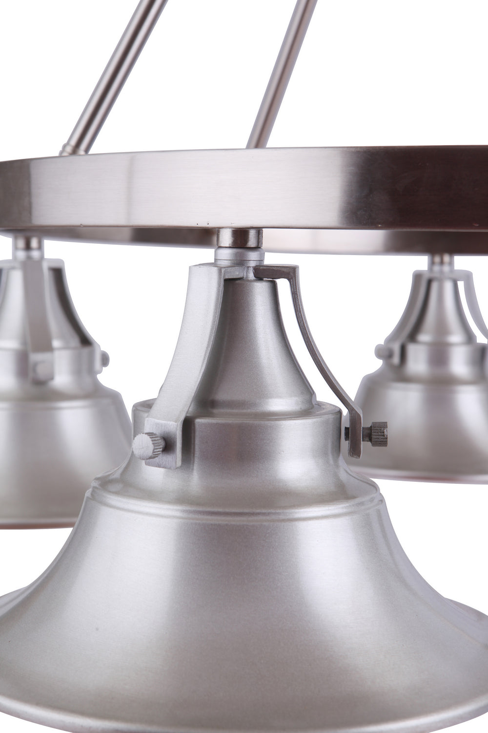 Craftmade - 54025-SA - Five Light Outdoor Chandelier - Union - Satin Aluminum