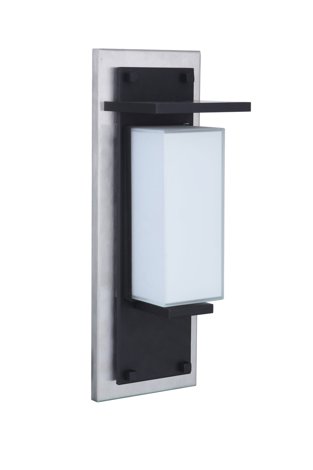 Craftmade - ZA2502-SSMN-LED - LED Outdoor Lantern - Heights - Stainless Steel / Midnight