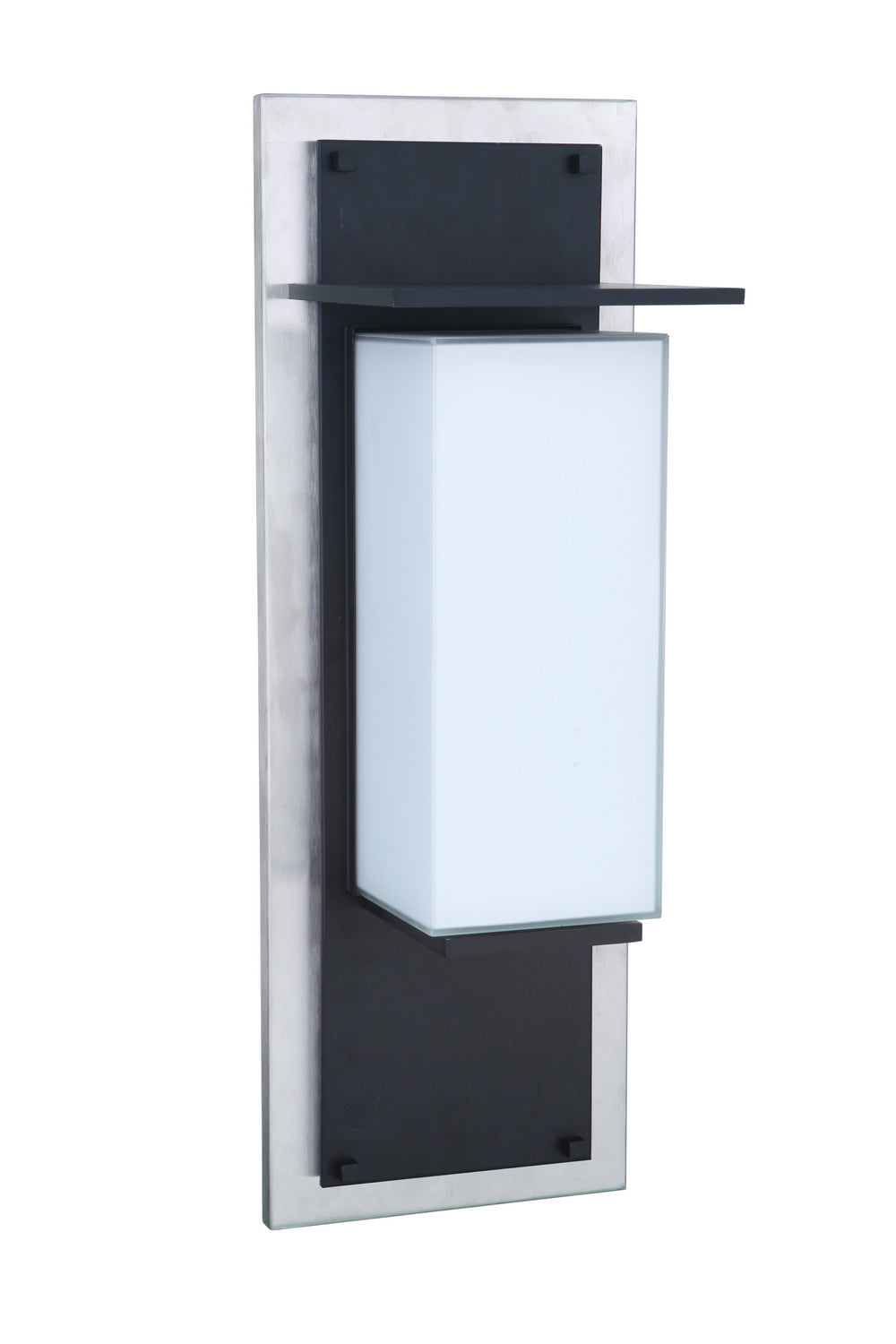 Craftmade - ZA2512-SSMN-LED - LED Outdoor Lantern - Heights - Stainless Steel / Midnight