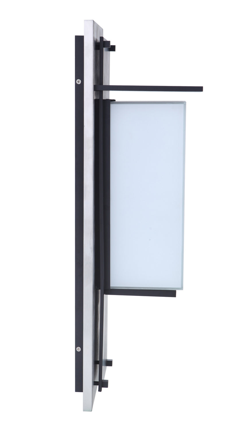 Craftmade - ZA2512-SSMN-LED - LED Outdoor Lantern - Heights - Stainless Steel / Midnight