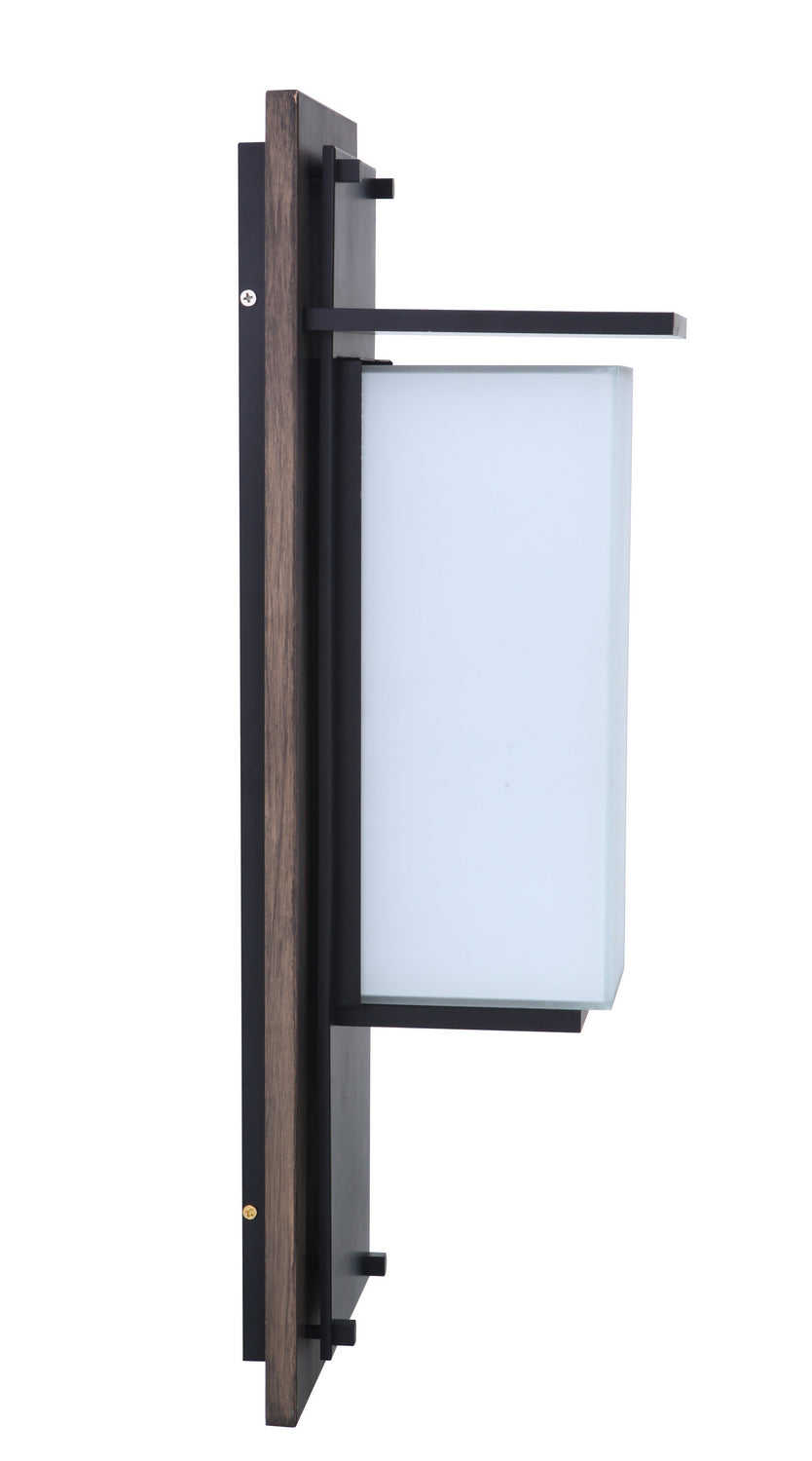 Craftmade - ZA2512-WBMN-LED - LED Outdoor Lantern - Heights - Whiskey Barrel / Midnight