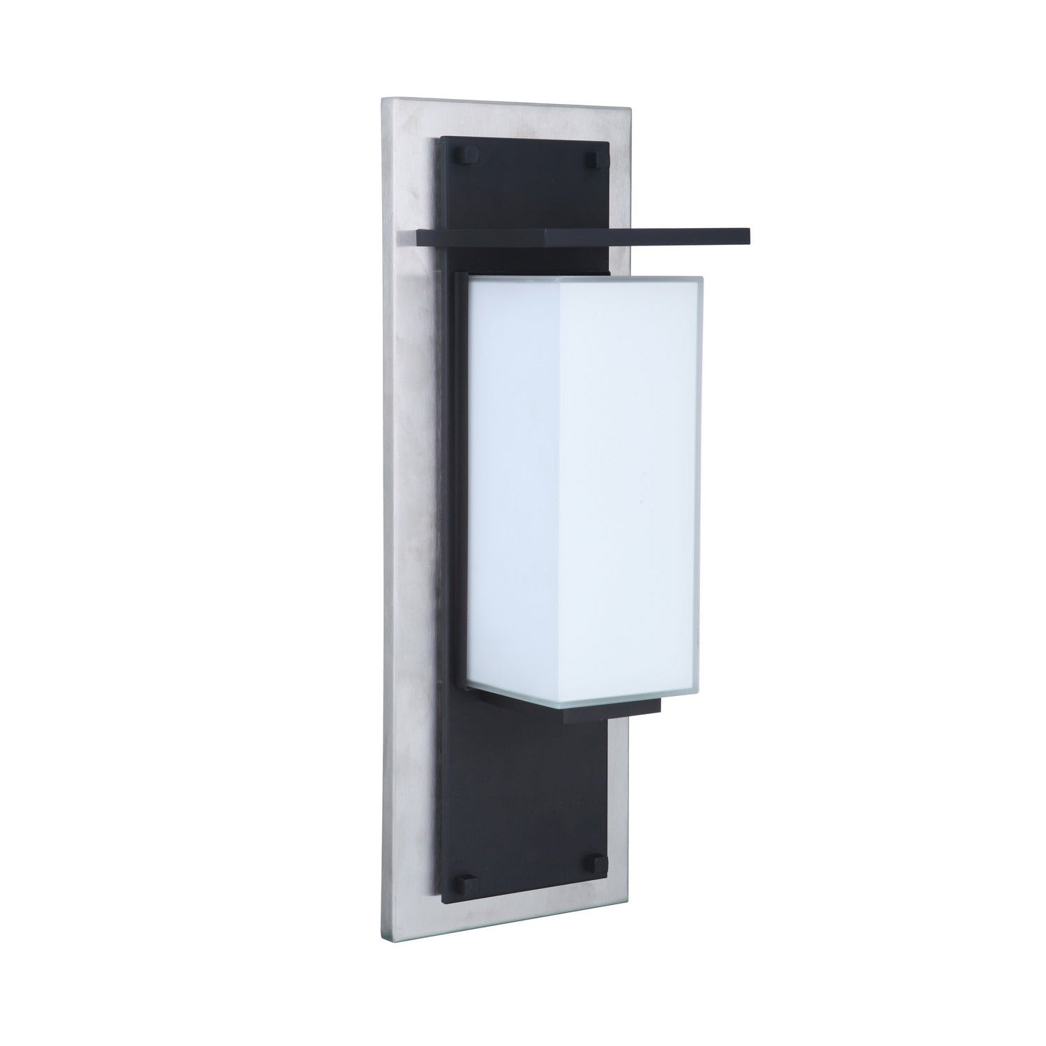 Craftmade - ZA2522-SSMN-LED - LED Outdoor Lantern - Heights - Stainless Steel / Midnight