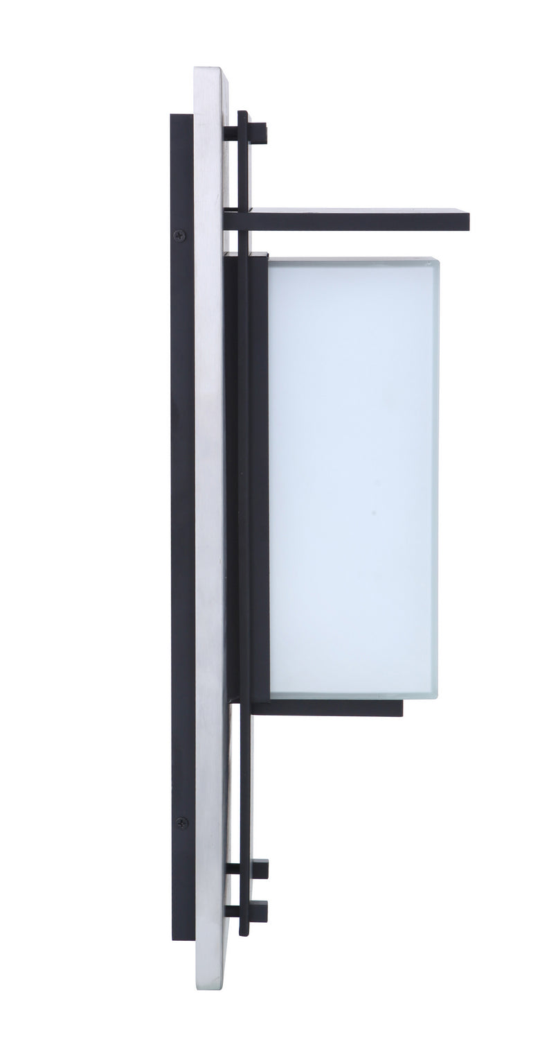 Craftmade - ZA2522-SSMN-LED - LED Outdoor Lantern - Heights - Stainless Steel / Midnight