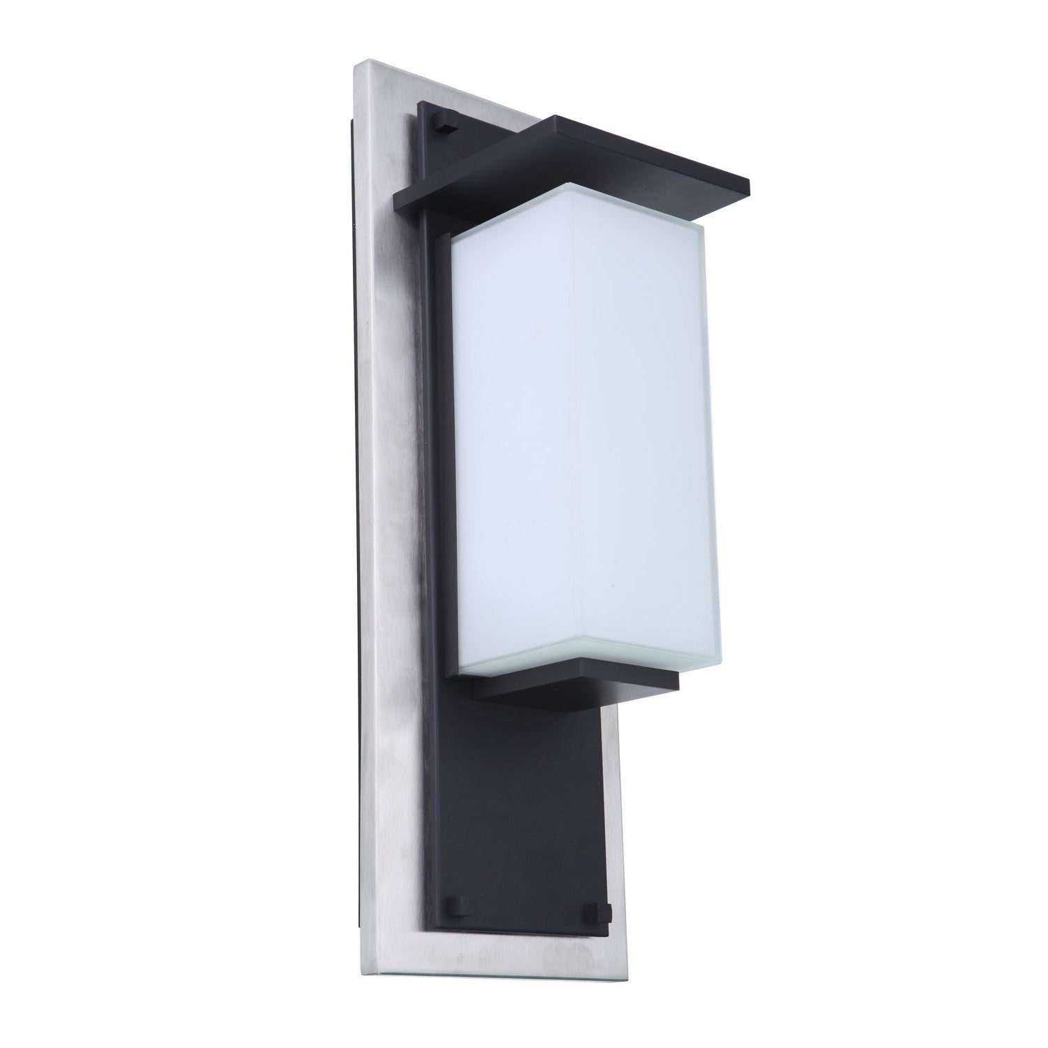 Craftmade - ZA2522-SSMN-LED - LED Outdoor Lantern - Heights - Stainless Steel / Midnight