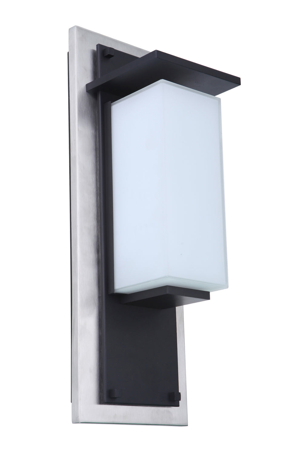 Craftmade - ZA2522-SSMN-LED - LED Outdoor Lantern - Heights - Stainless Steel / Midnight