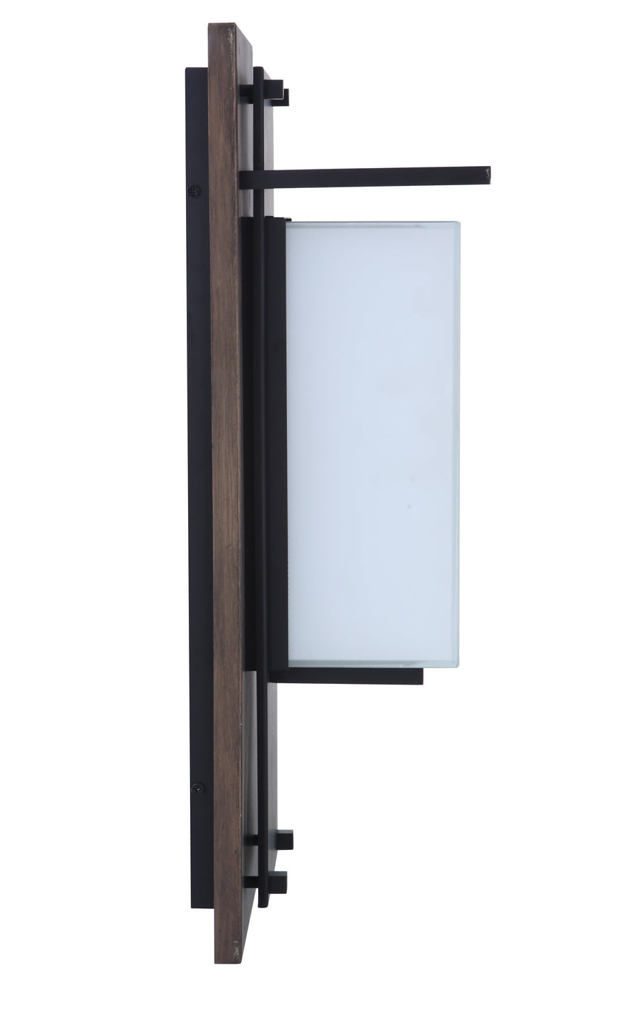 Craftmade - ZA2522-WBMN-LED - LED Outdoor Lantern - Heights - Whiskey Barrel / Midnight