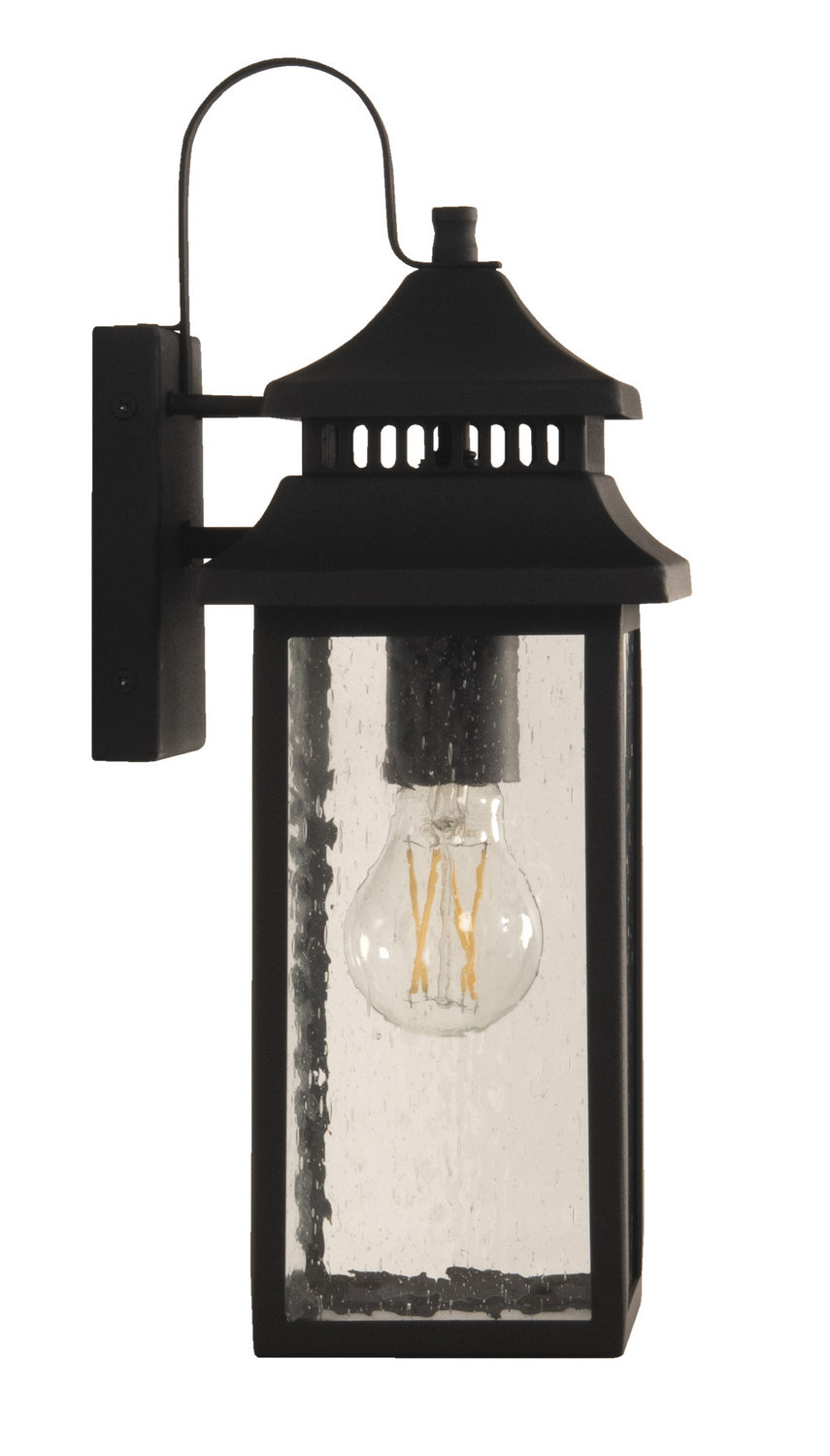 Craftmade - ZA3104-TB - One Light Outdoor Wall Mount - Crossbend - Textured Black