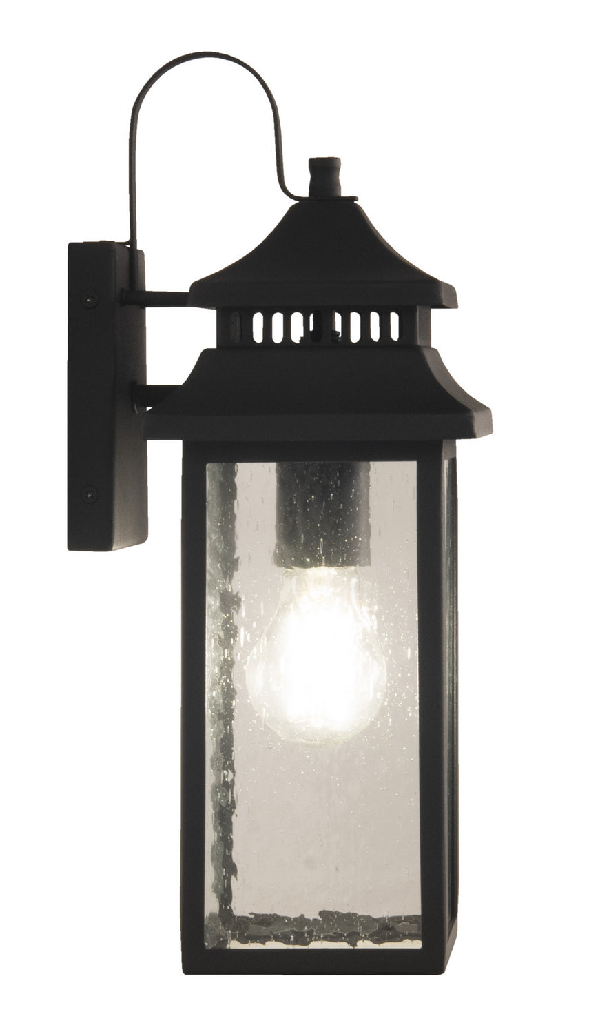 Craftmade - ZA3104-TB - One Light Outdoor Wall Mount - Crossbend - Textured Black