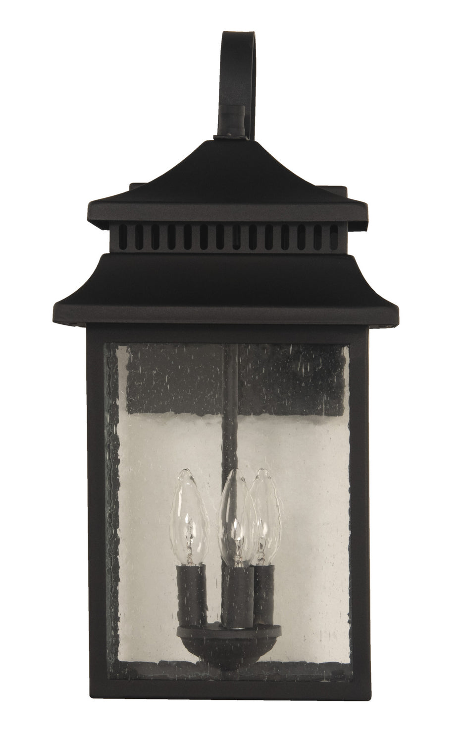 Craftmade - ZA3124-TB - Three Light Outdoor Wall Mount - Crossbend - Textured Black
