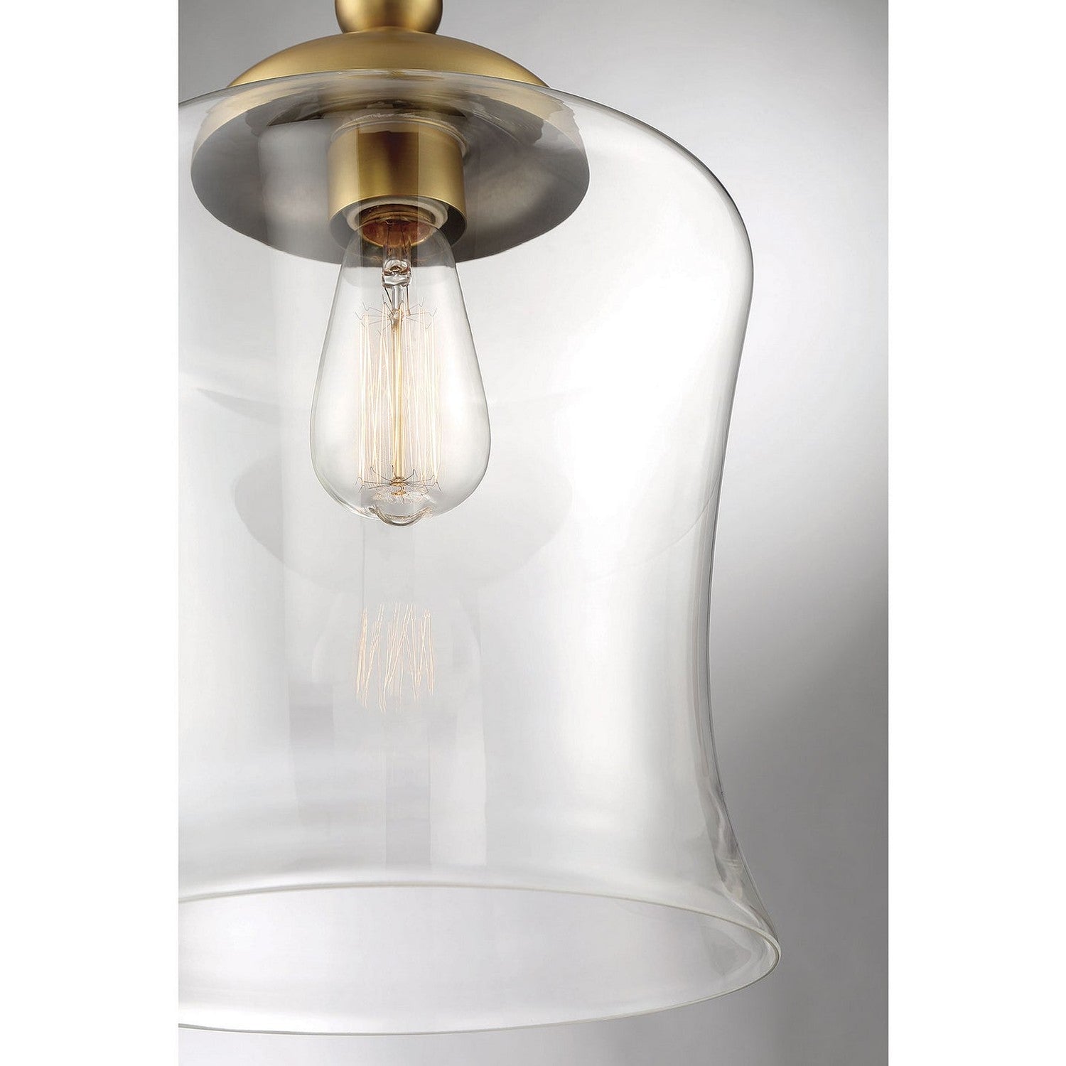 Meridian - M70019NB - One Light Pendant - Mpend - Natural Brass