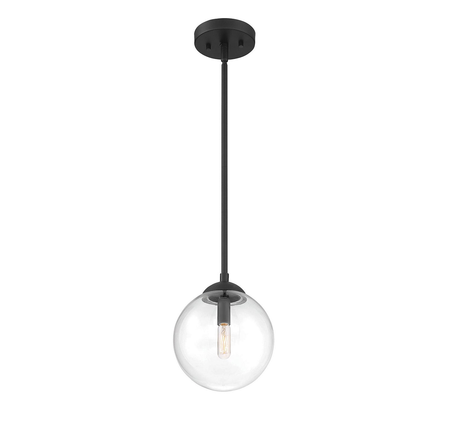 Meridian - M70067MBK - One Light Pendant - Mpend - Matte Black