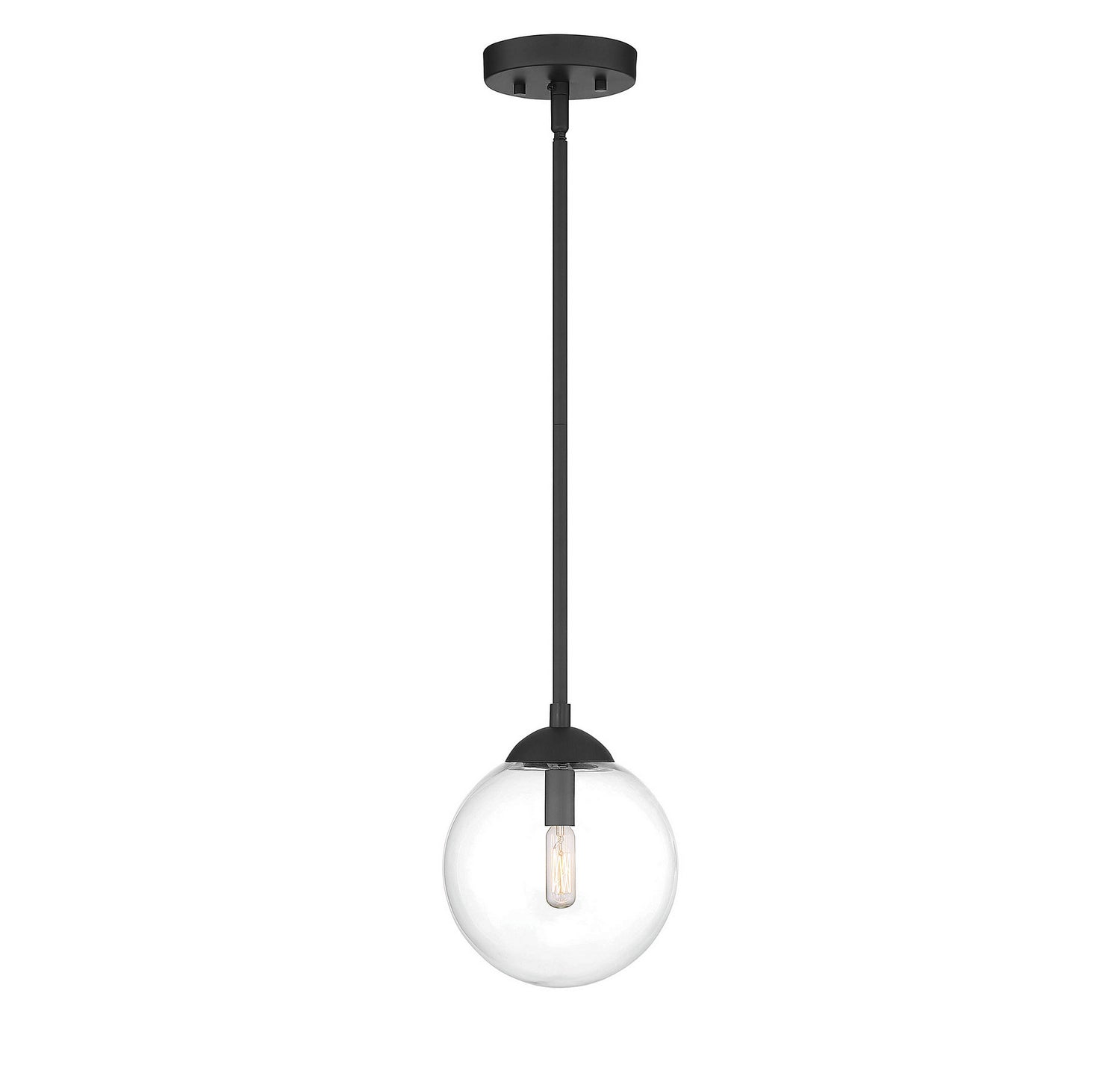 Meridian - M70067MBK - One Light Pendant - Mpend - Matte Black