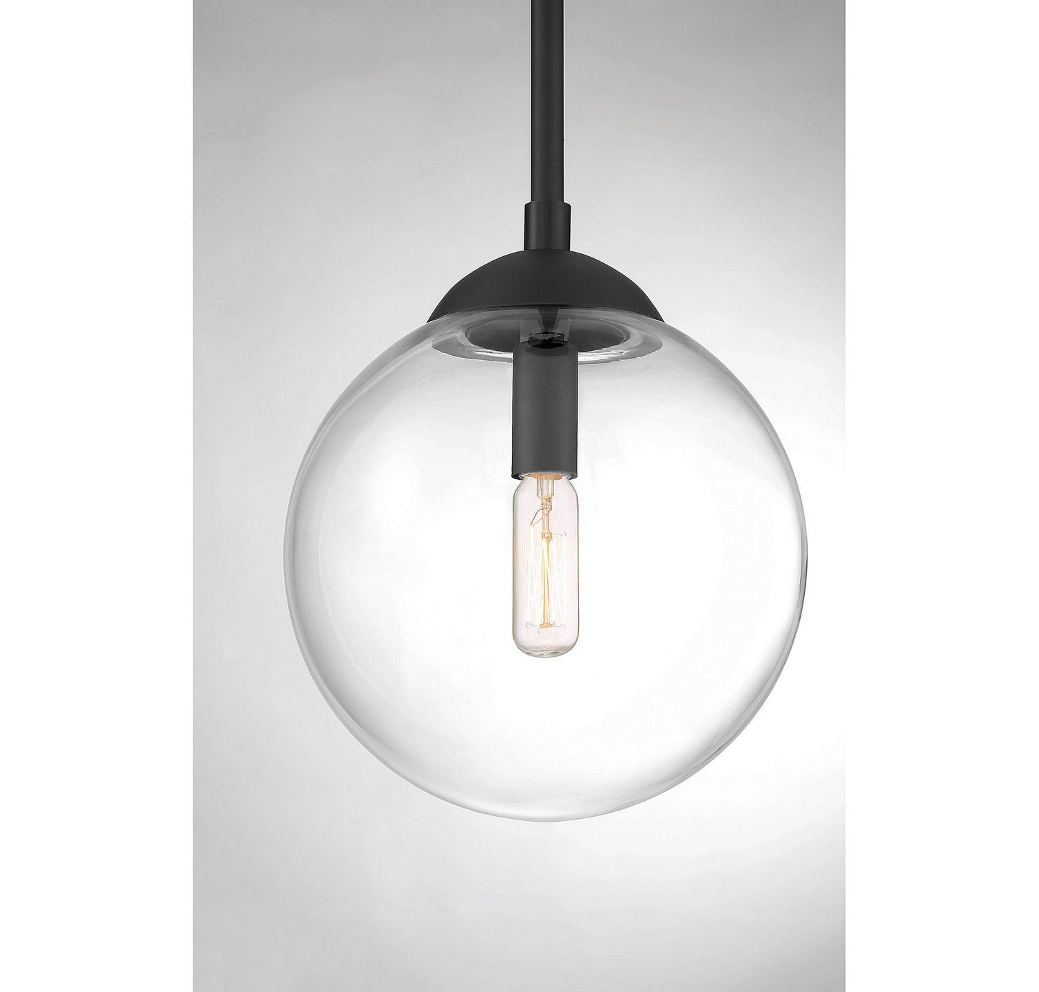 Meridian - M70067MBK - One Light Pendant - Mpend - Matte Black