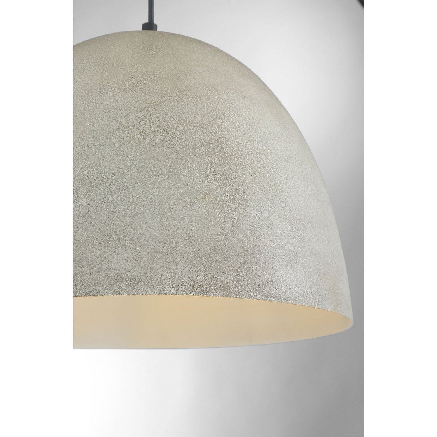 Meridian - M70093CMBK - One Light Pendant - Mpend - Concrete with Matte Black