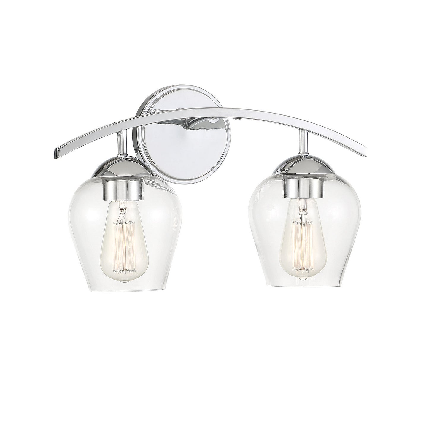Meridian - M80031CH - Two Light Bathroom Vanity Light - Mbath - Chrome