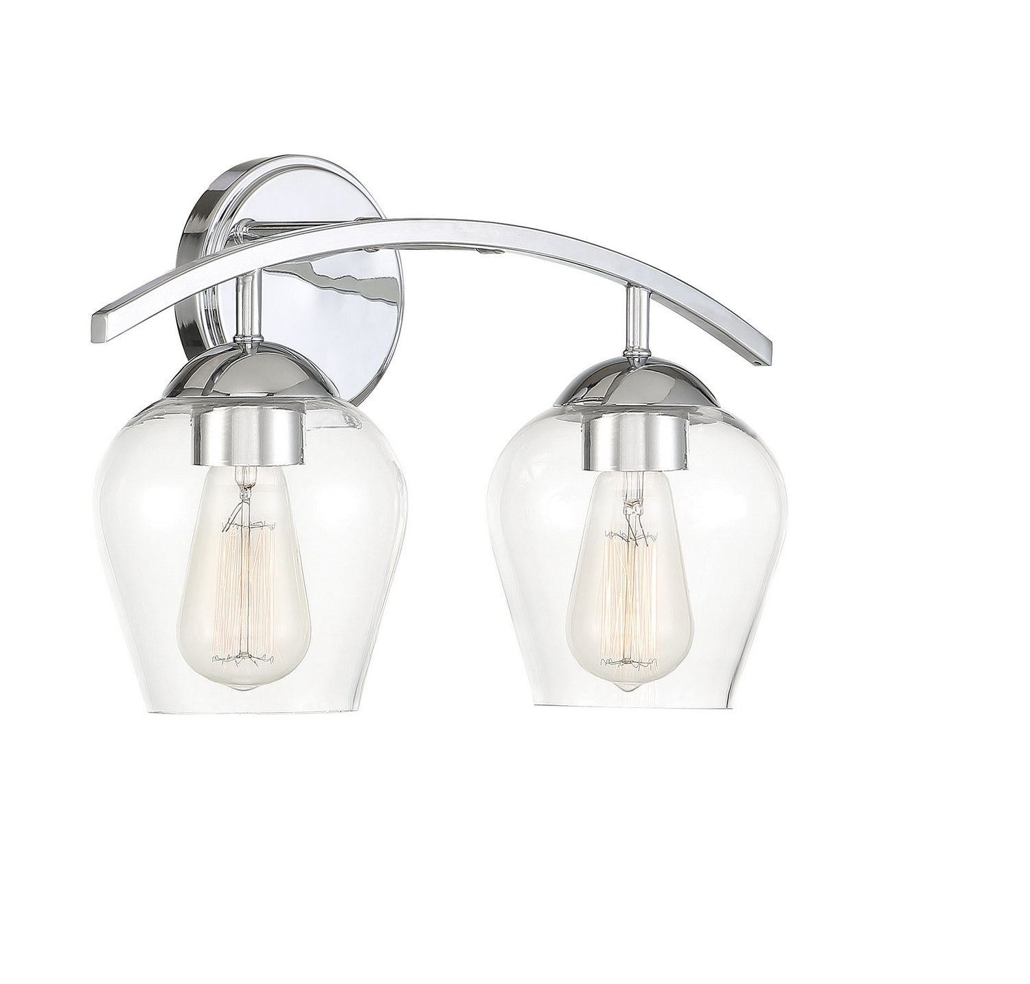 Meridian - M80031CH - Two Light Bathroom Vanity Light - Mbath - Chrome