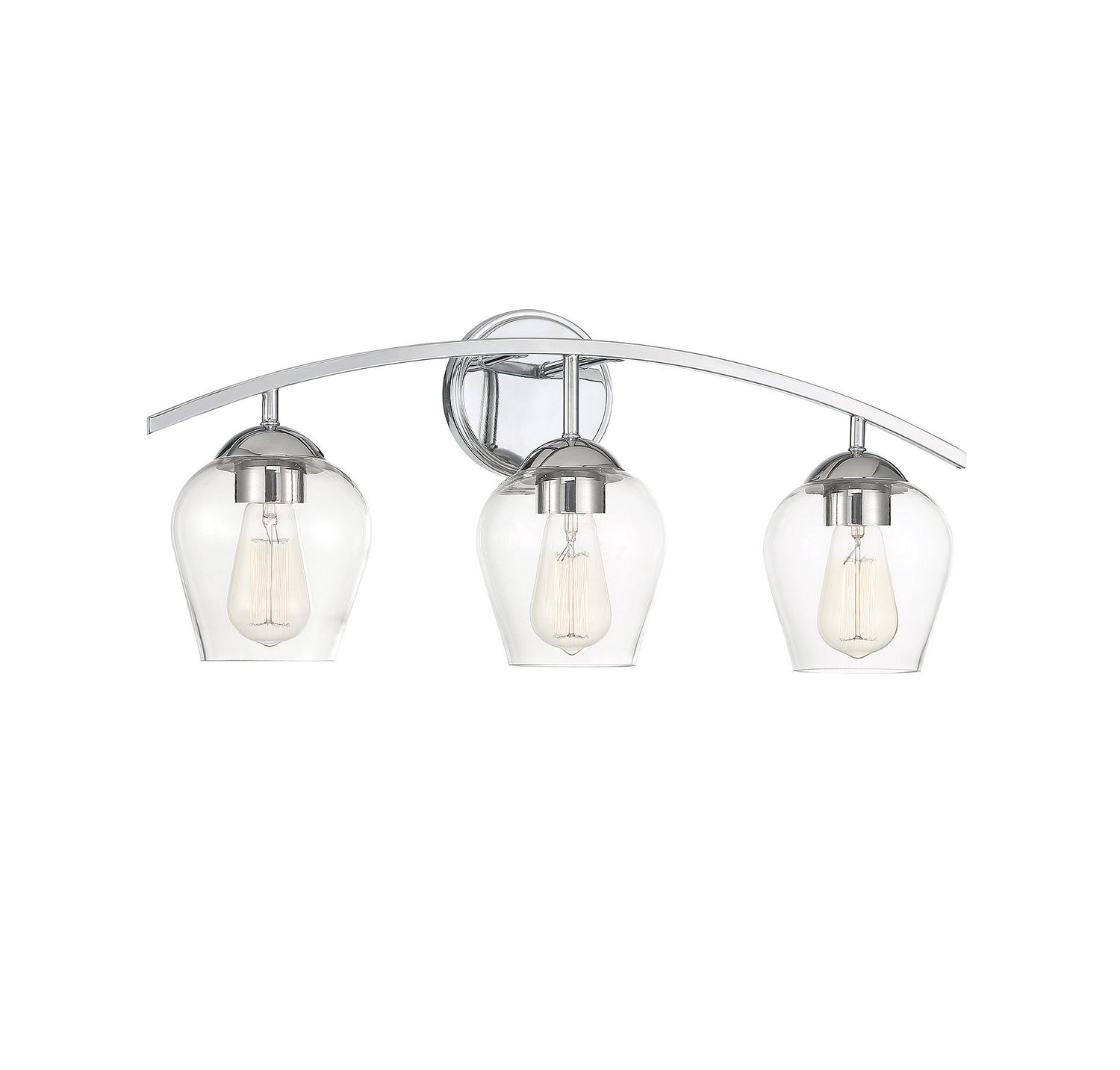 Meridian - M80032CH - Three Light Bathroom Vanity Light - Mbath - Chrome