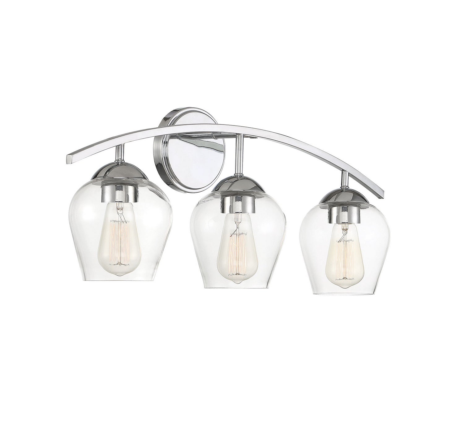 Meridian - M80032CH - Three Light Bathroom Vanity Light - Mbath - Chrome