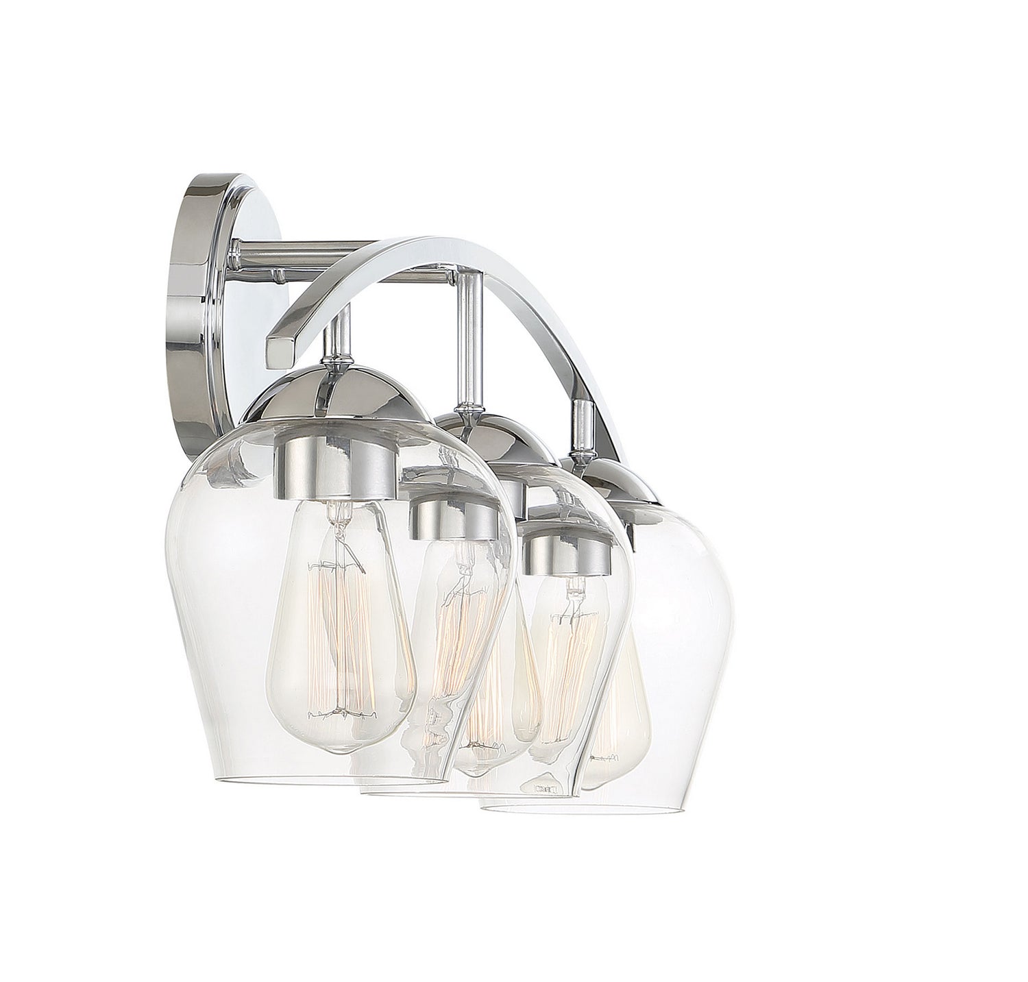 Meridian - M80032CH - Three Light Bathroom Vanity Light - Mbath - Chrome