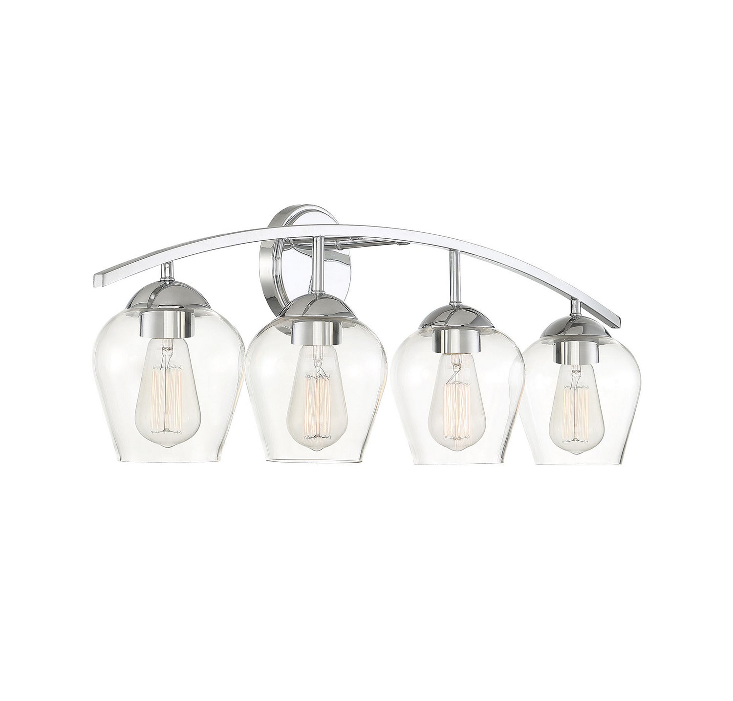 Meridian - M80033CH - Four Light Bathroom Vanity Light - Mbath - Chrome