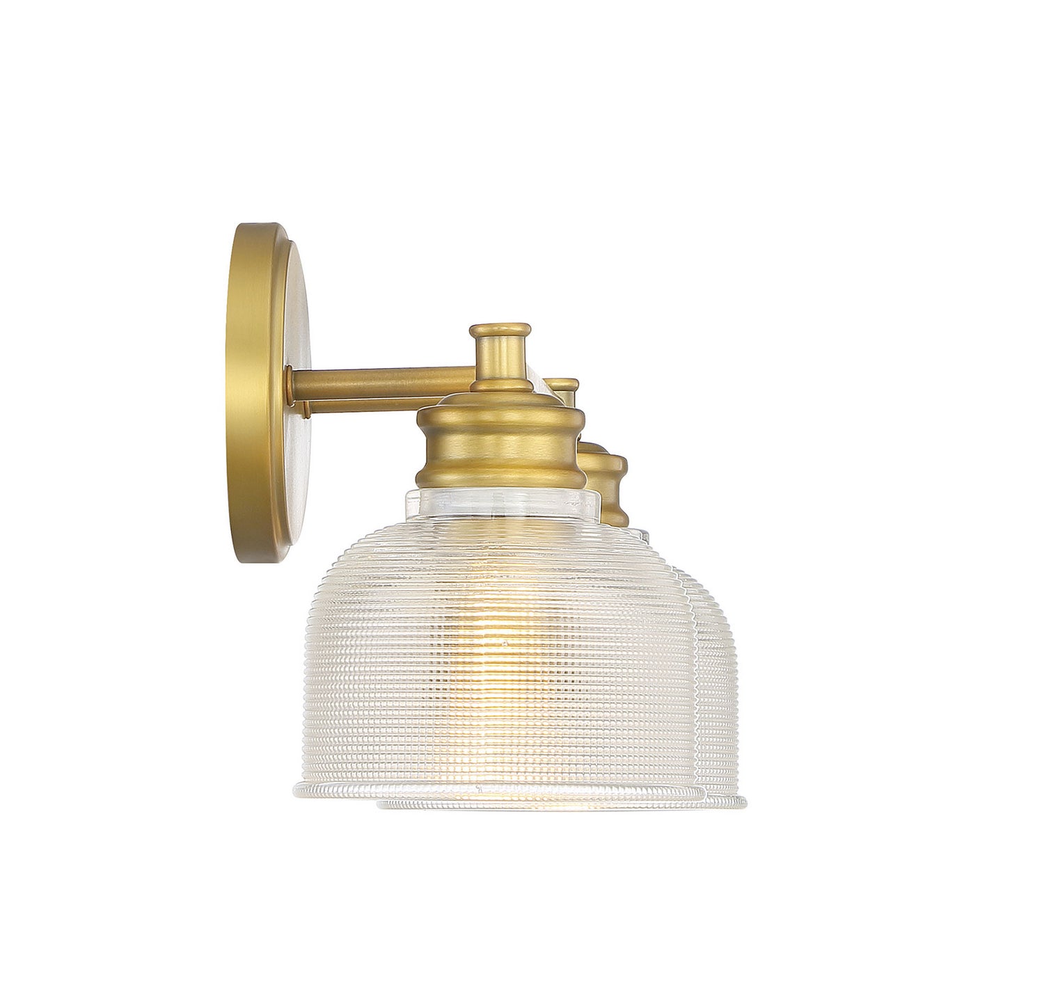 Meridian - M80034NB - Two Light Bathroom Vanity Light - Mbath - Natural Brass