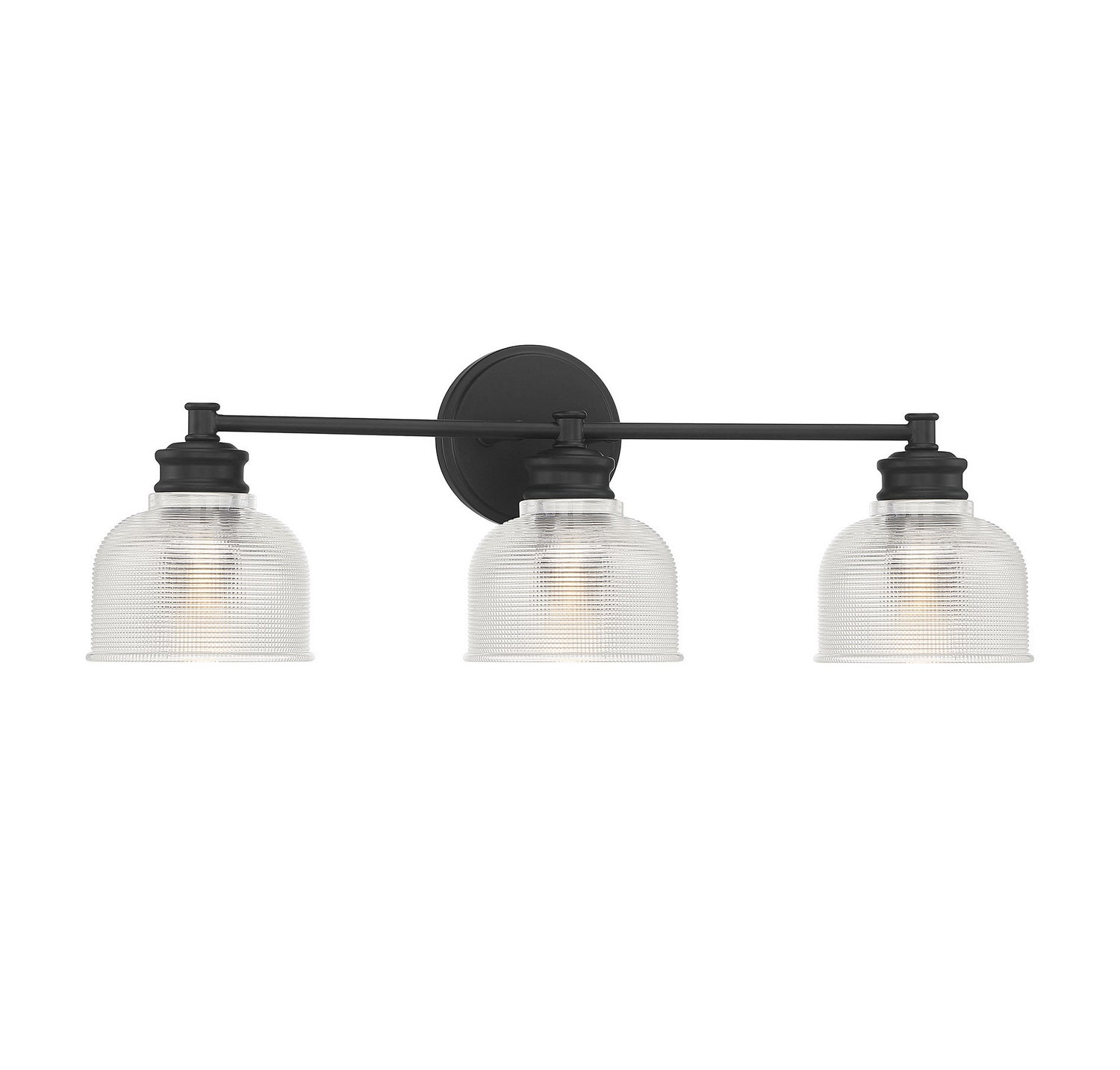 Meridian - M80035MBK - Three Light Bathroom Vanity Light - Mbath - Matte Black