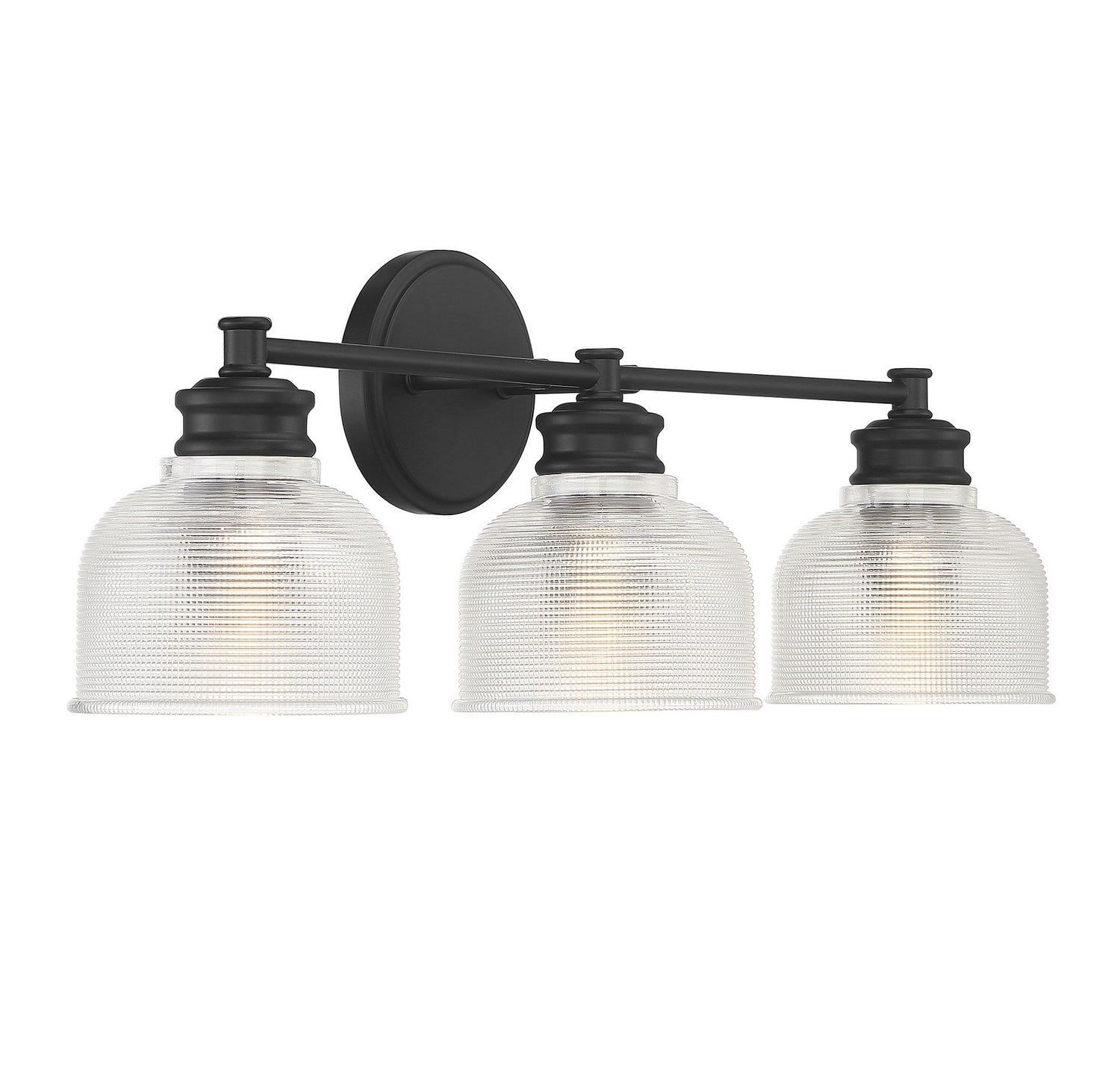 Meridian - M80035MBK - Three Light Bathroom Vanity Light - Mbath - Matte Black
