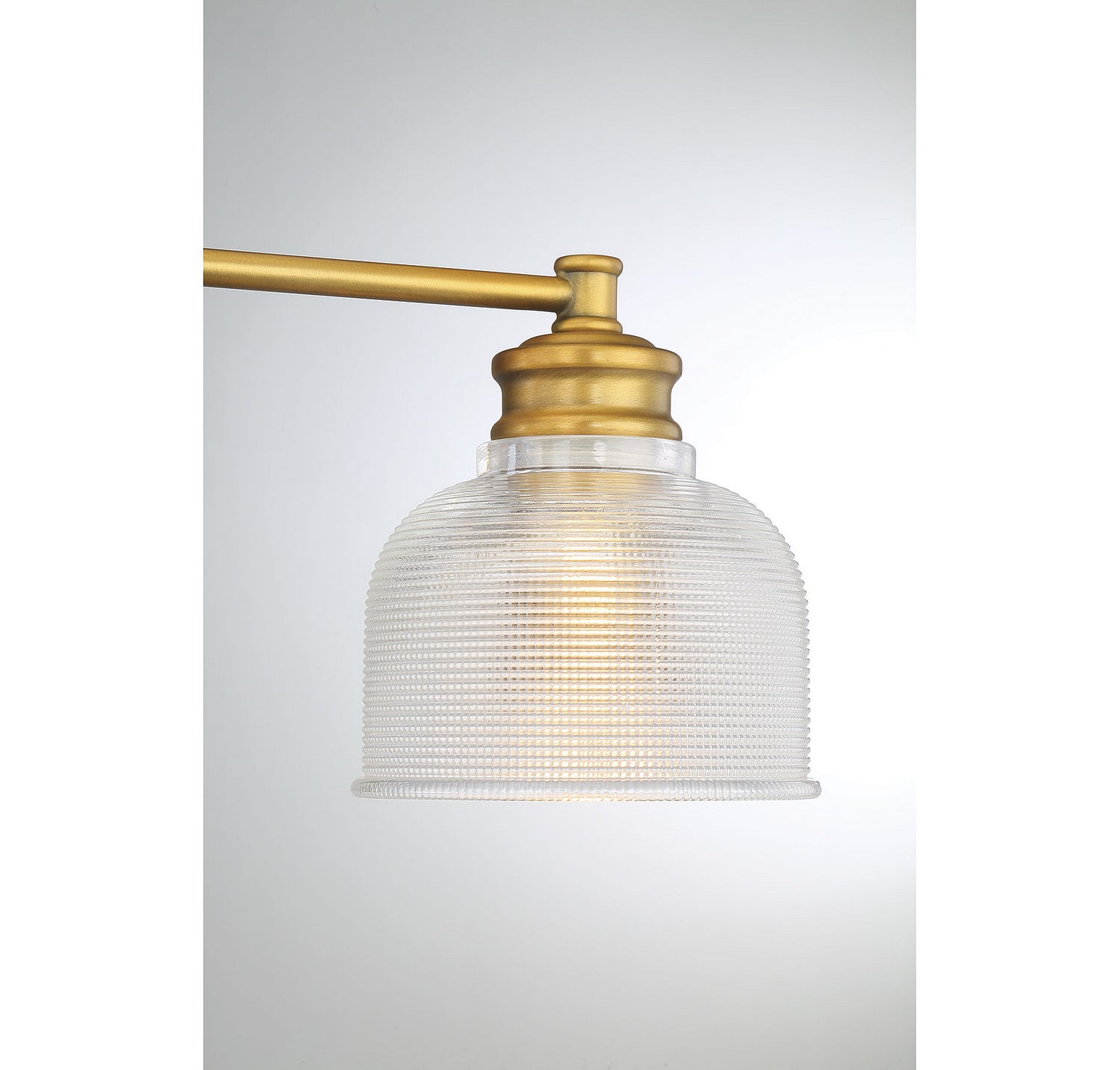 Meridian - M80035NB - Three Light Bathroom Vanity Light - Mbath - Natural Brass