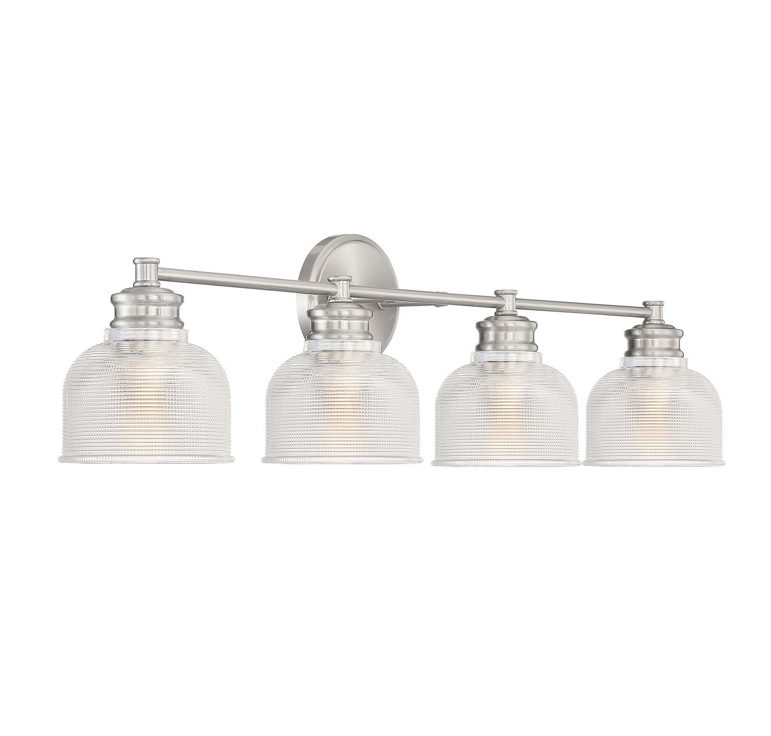 Meridian - M80036BN - Four Light Bathroom Vanity Light - Mbath - Brushed Nickel