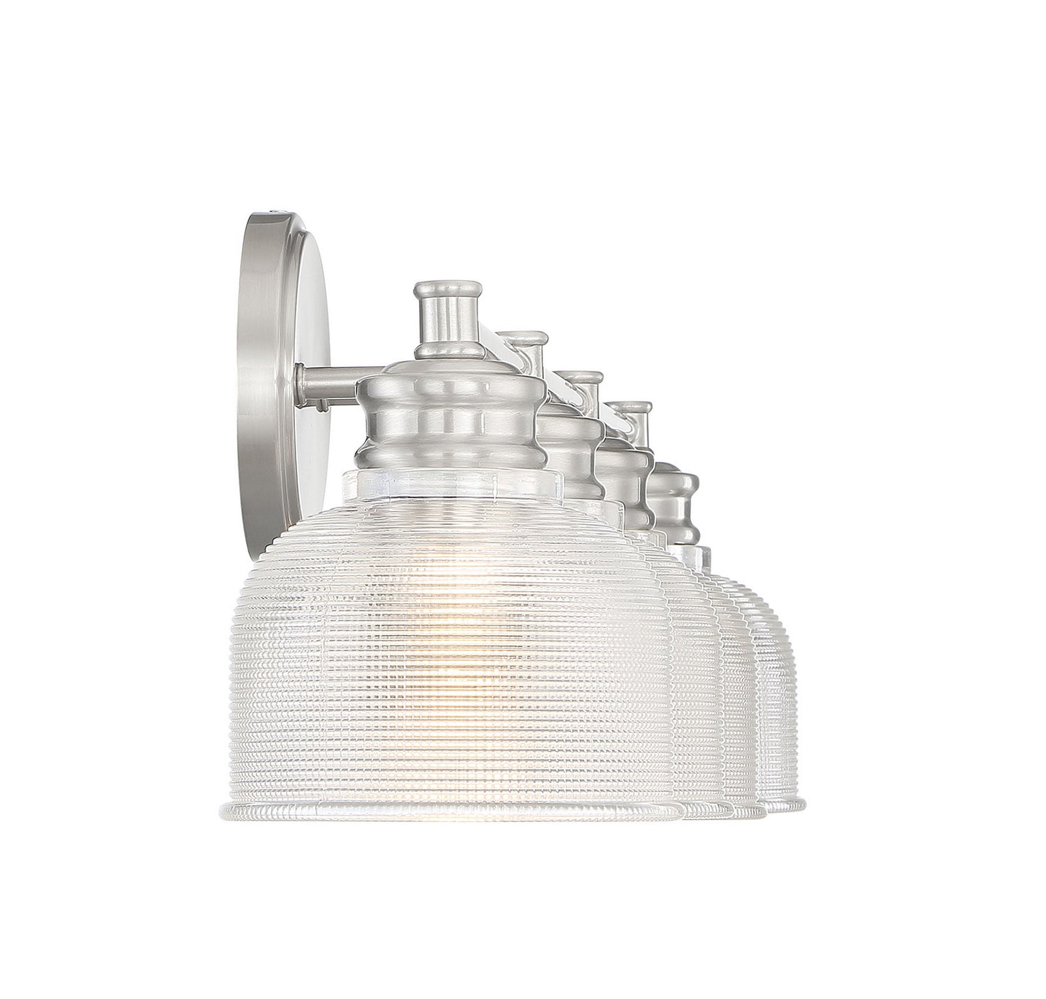 Meridian - M80036BN - Four Light Bathroom Vanity Light - Mbath - Brushed Nickel