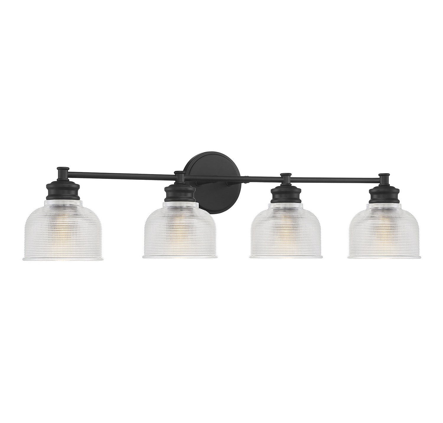 Meridian - M80036MBK - Four Light Bathroom Vanity Light - Mbath - Matte Black