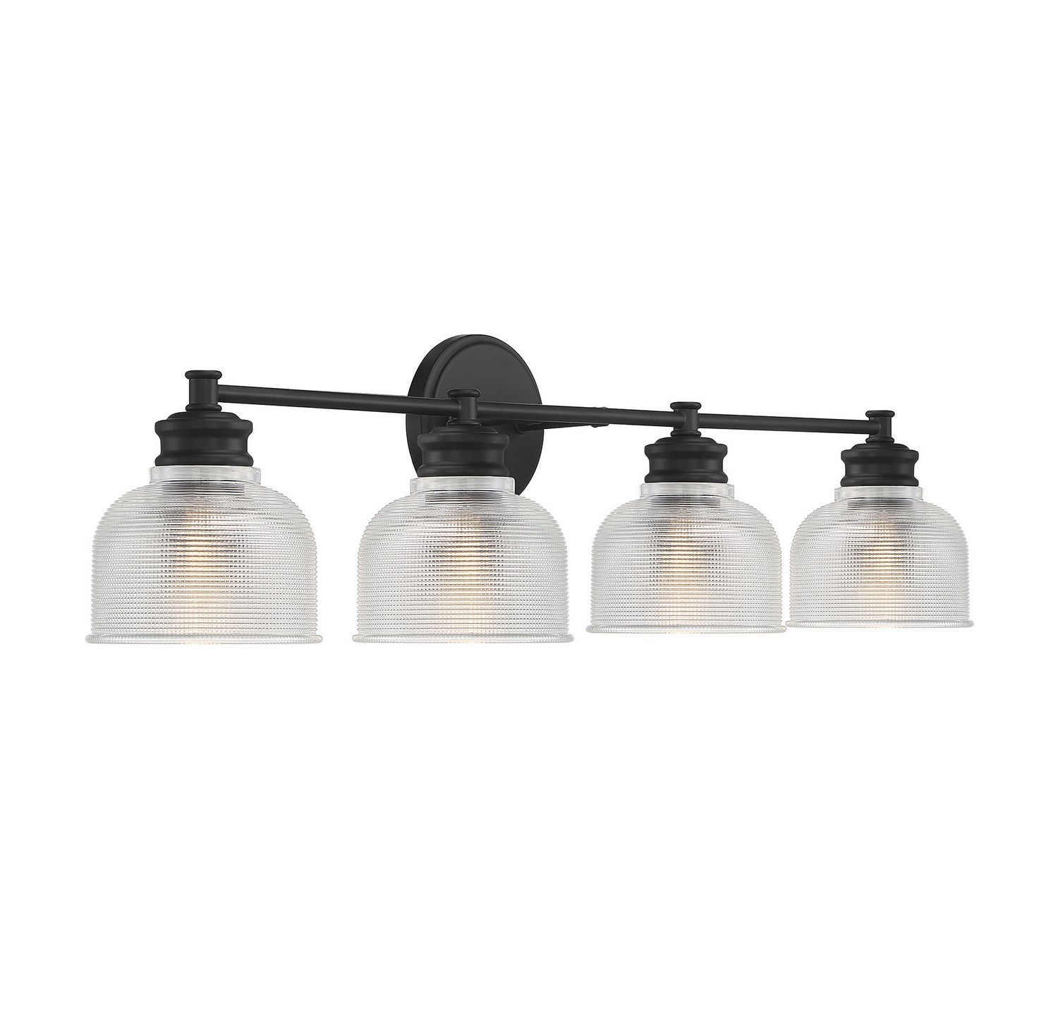 Meridian - M80036MBK - Four Light Bathroom Vanity Light - Mbath - Matte Black
