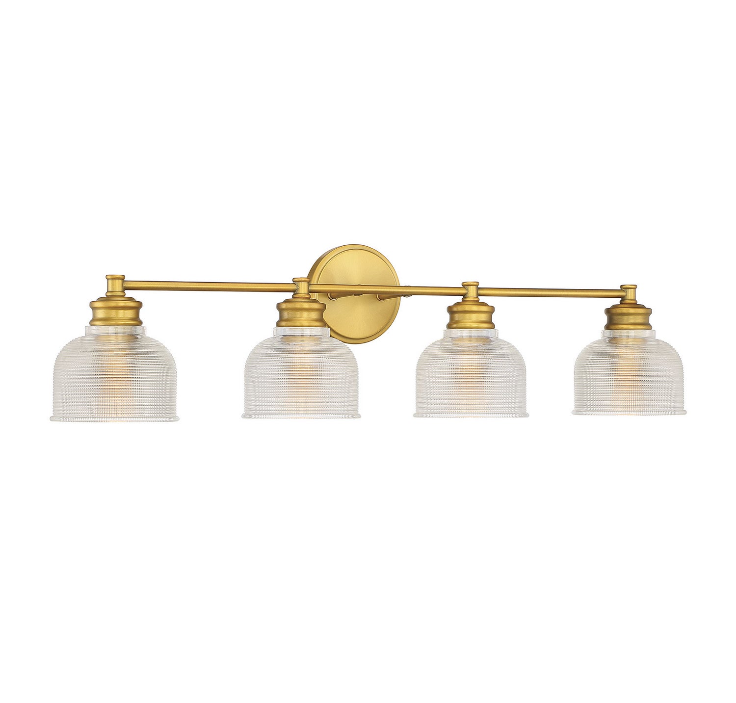 Meridian - M80036NB - Four Light Bathroom Vanity Light - Mbath - Natural Brass
