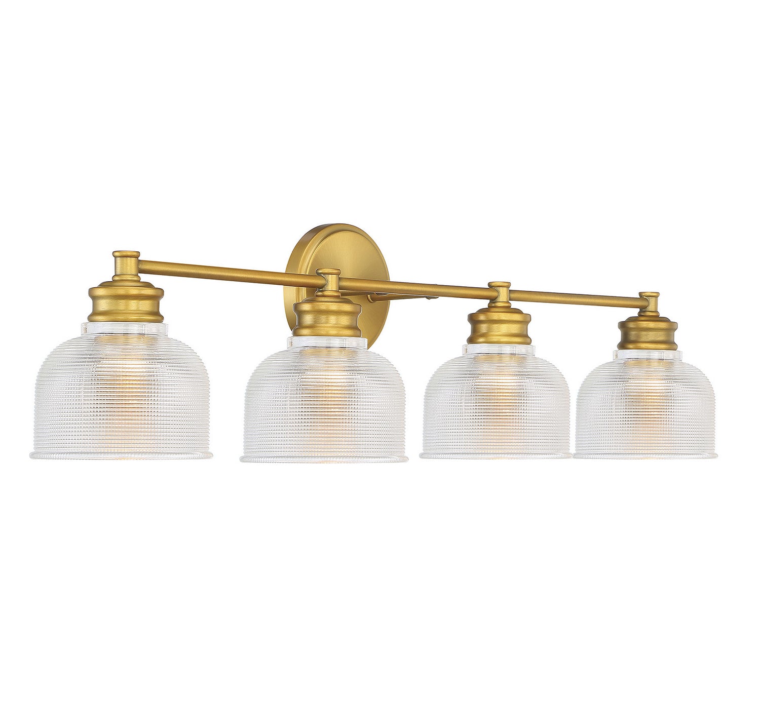 Meridian - M80036NB - Four Light Bathroom Vanity Light - Mbath - Natural Brass