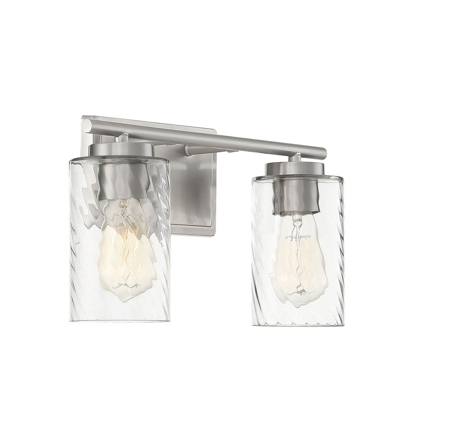 Meridian - M80037BN - Two Light Bathroom Vanity Light - Mbath - Brushed Nickel