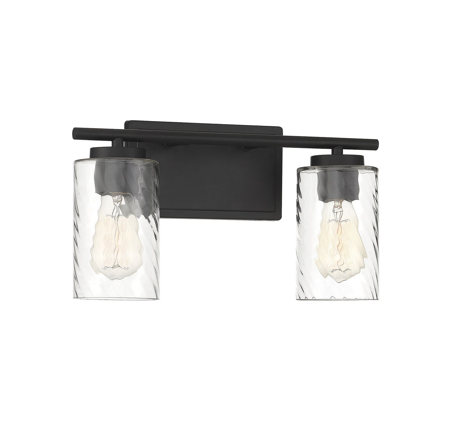 Meridian - M80037MBK - Two Light Bathroom Vanity Light - Mbath - Matte Black