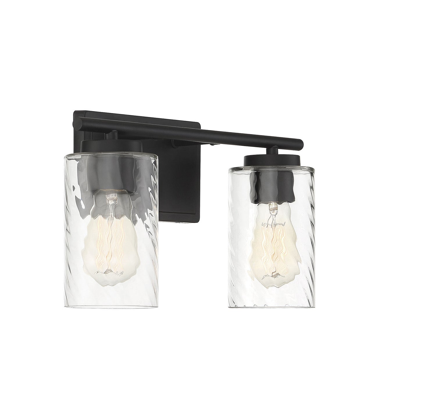 Meridian - M80037MBK - Two Light Bathroom Vanity Light - Mbath - Matte Black