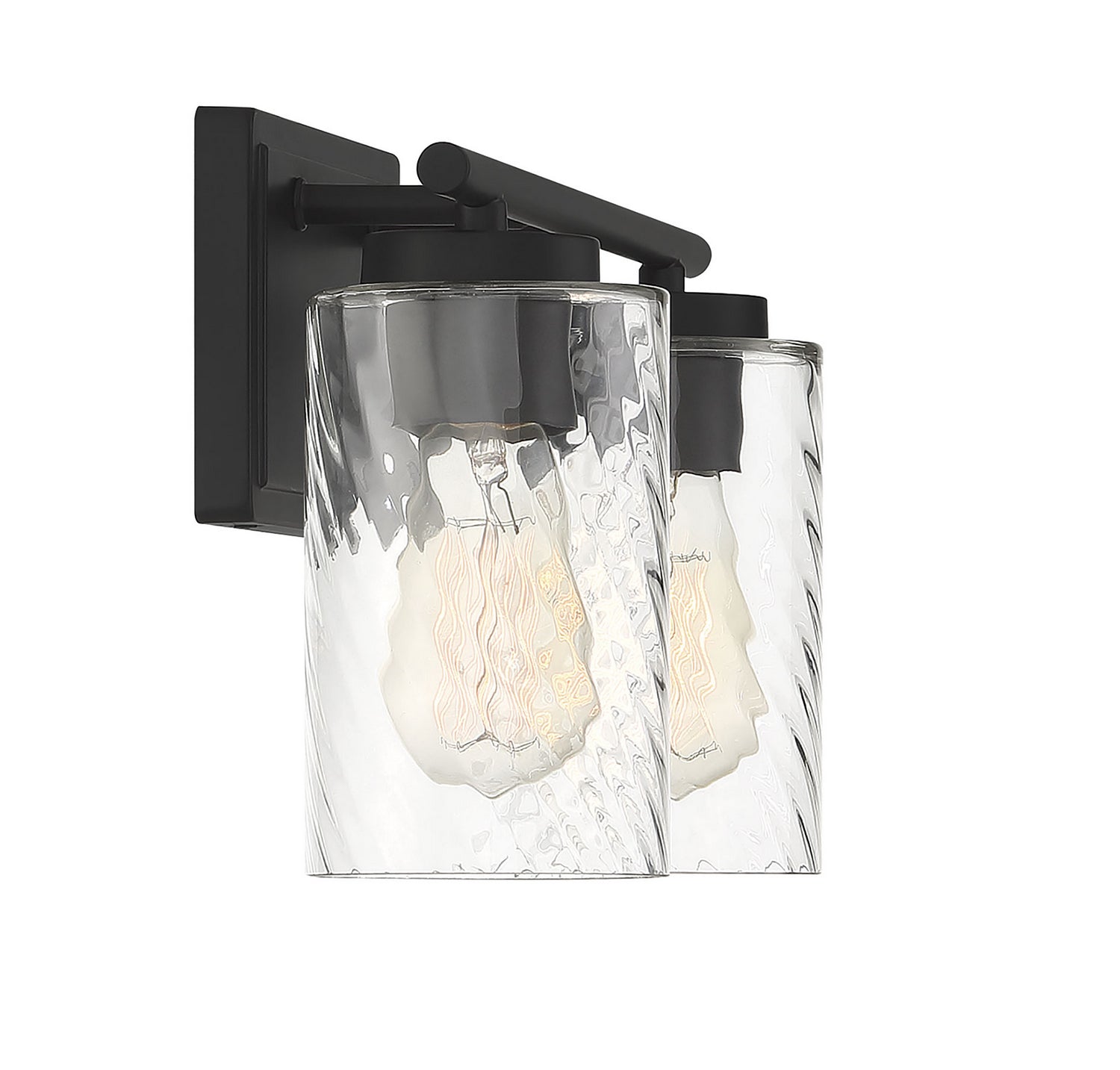 Meridian - M80037MBK - Two Light Bathroom Vanity Light - Mbath - Matte Black