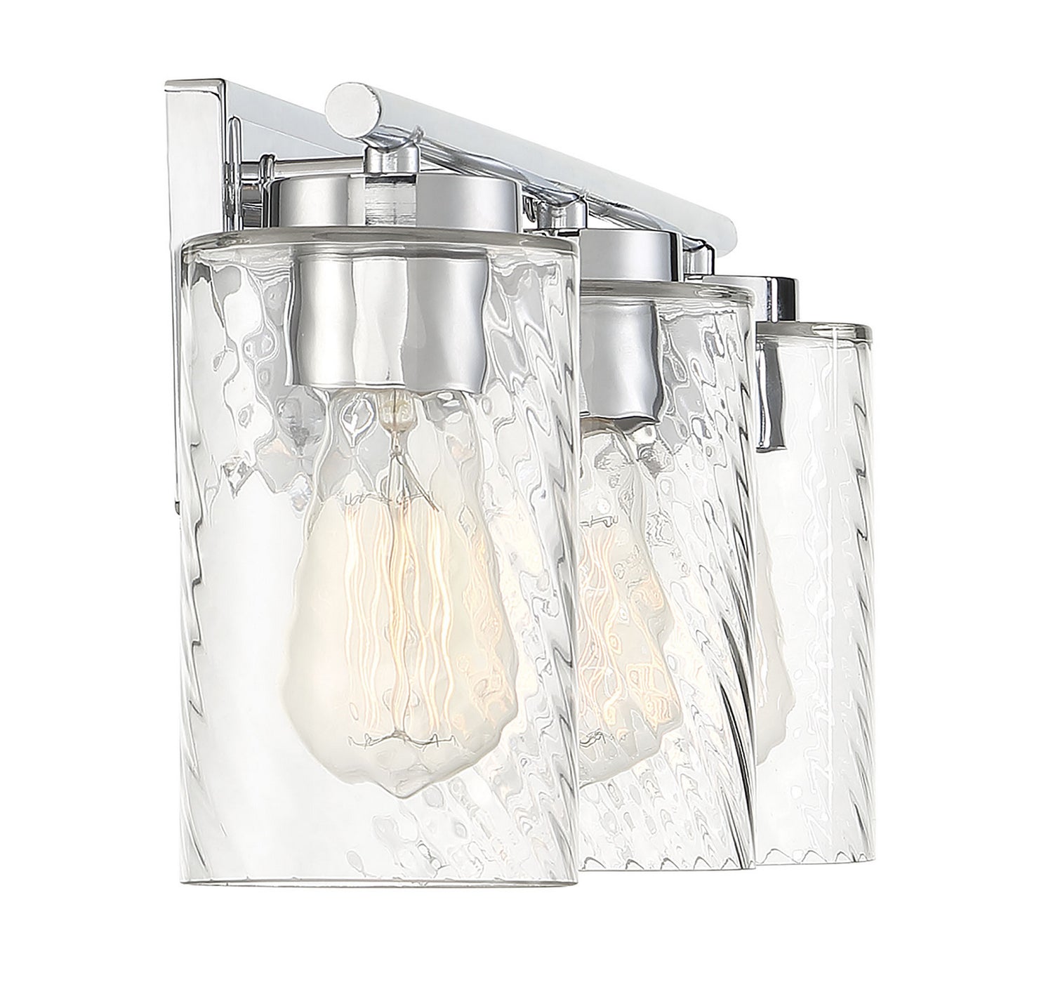 Meridian - M80038CH - Three Light Bathroom Vanity Light - Mbath - Chrome