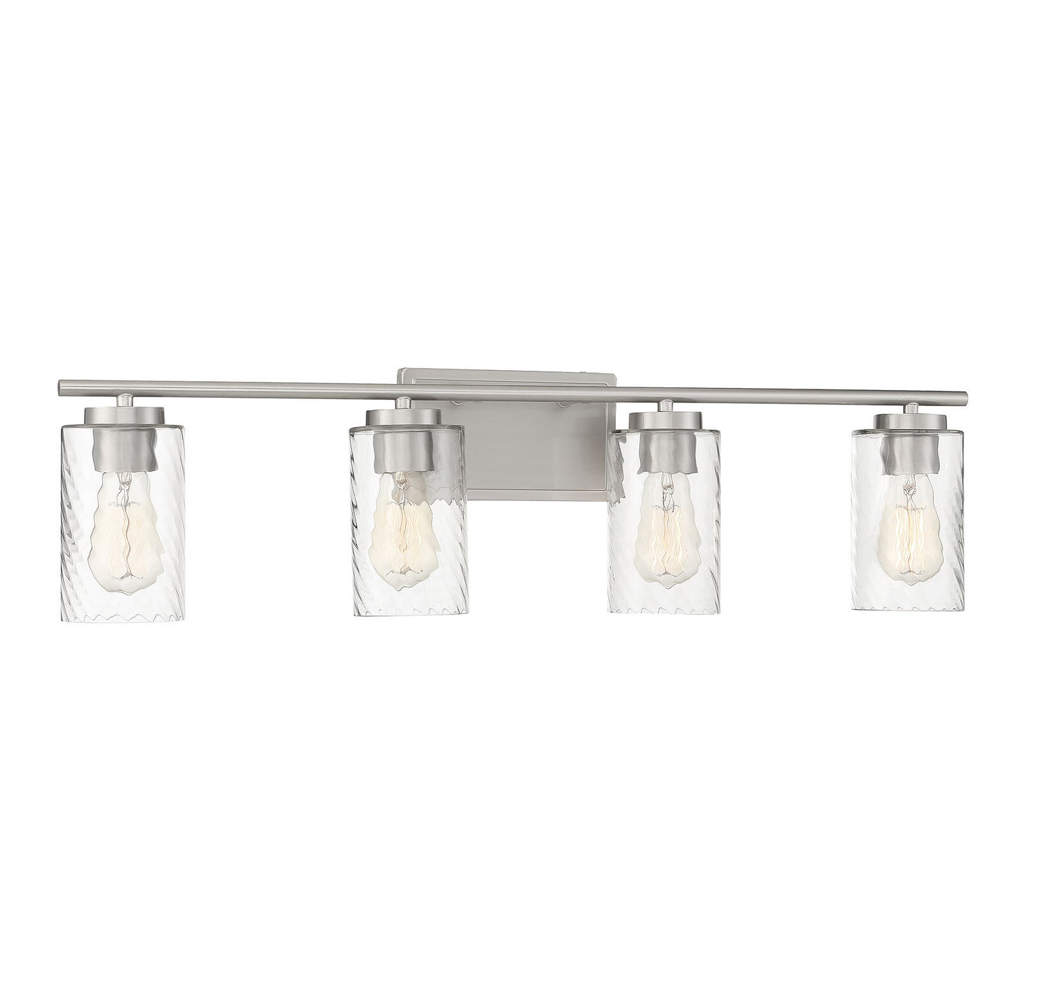 Meridian - M80039BN - Four Light Bathroom Vanity Light - Mbath - Brushed Nickel