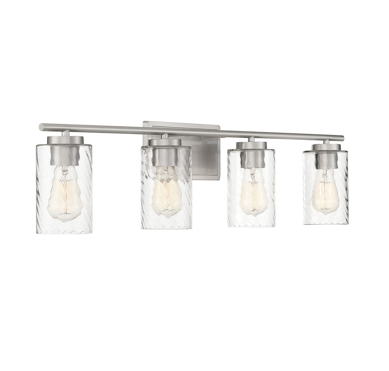 Meridian - M80039BN - Four Light Bathroom Vanity Light - Mbath - Brushed Nickel