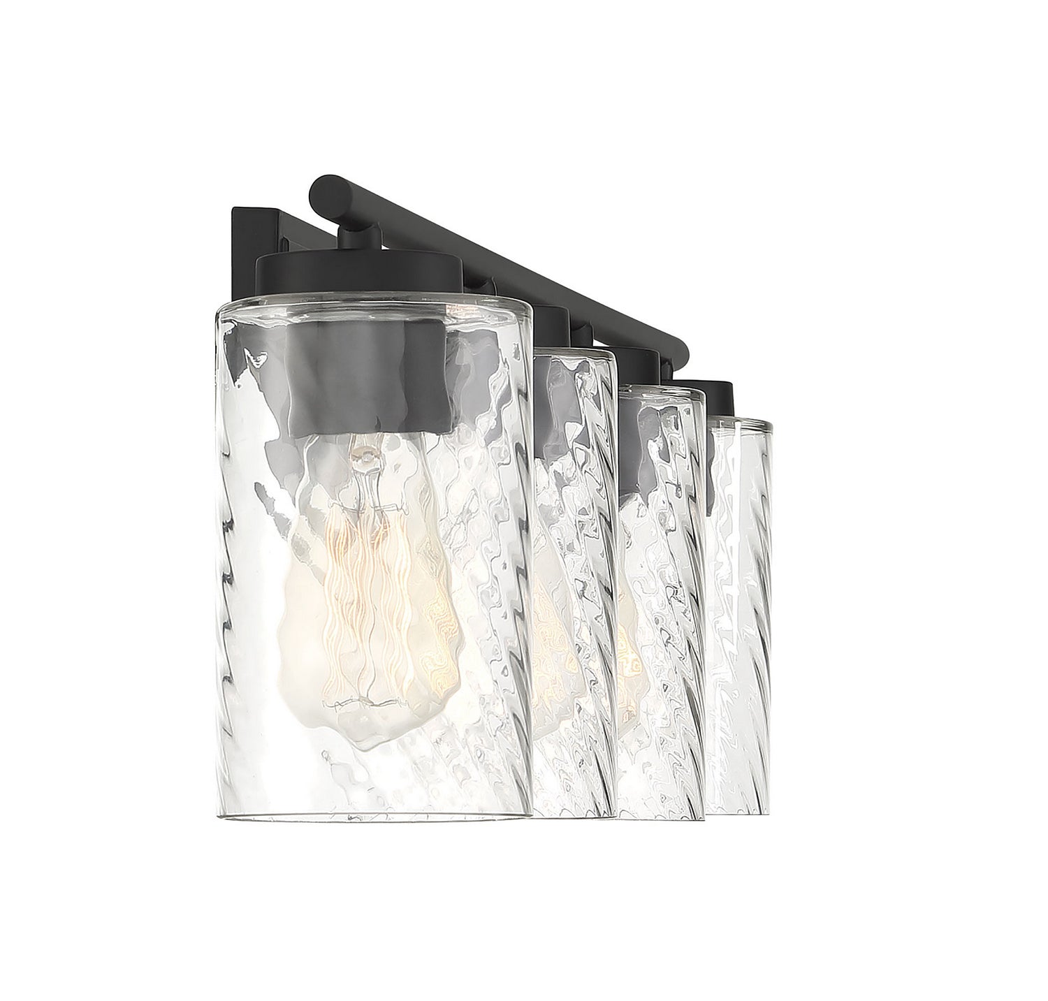 Meridian - M80039MBK - Four Light Bathroom Vanity Light - Mbath - Matte Black