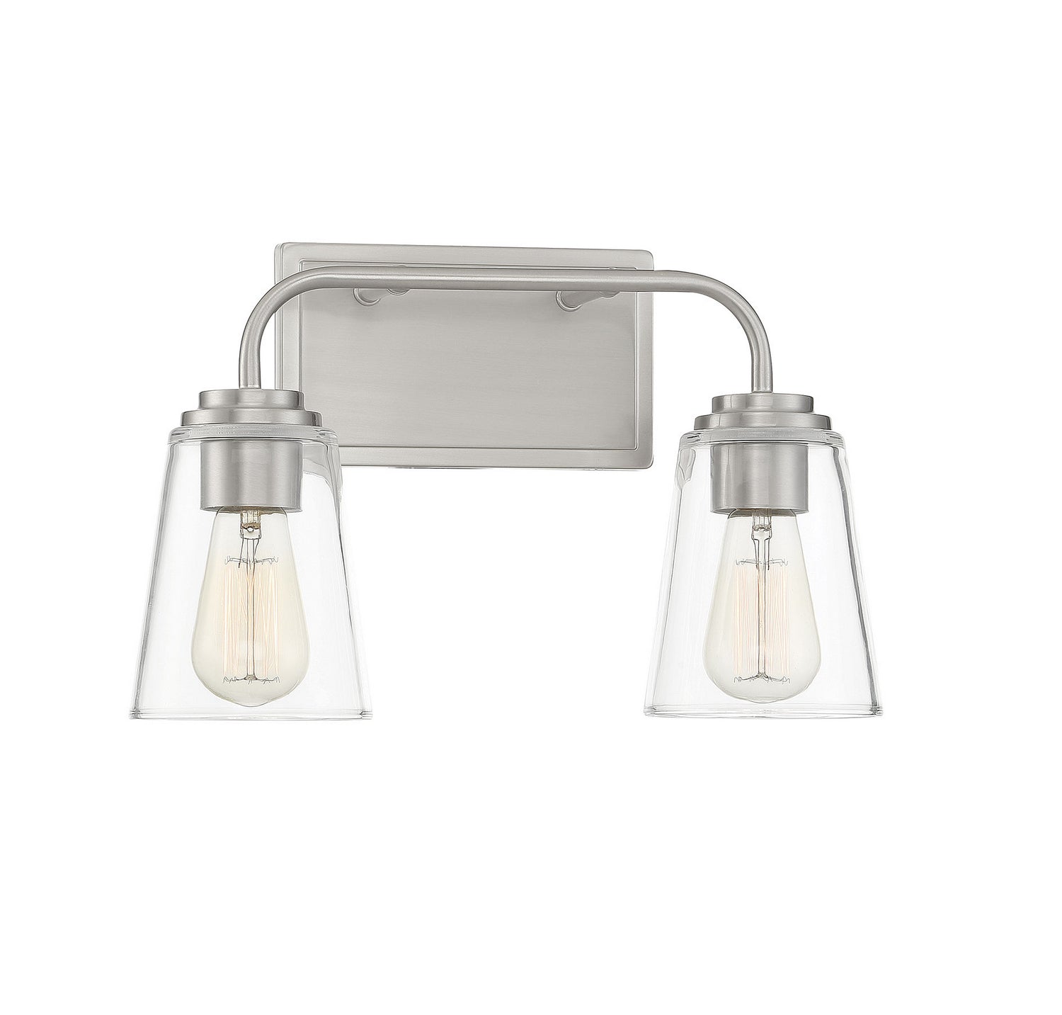Meridian - M80043BN - Two Light Bathroom Vanity Light - Mbath - Brushed Nickel
