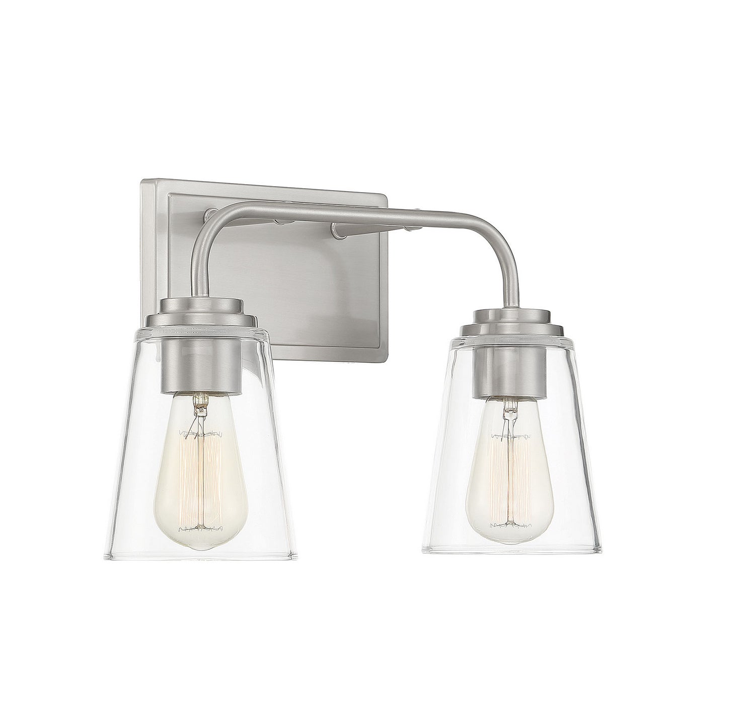 Meridian - M80043BN - Two Light Bathroom Vanity Light - Mbath - Brushed Nickel